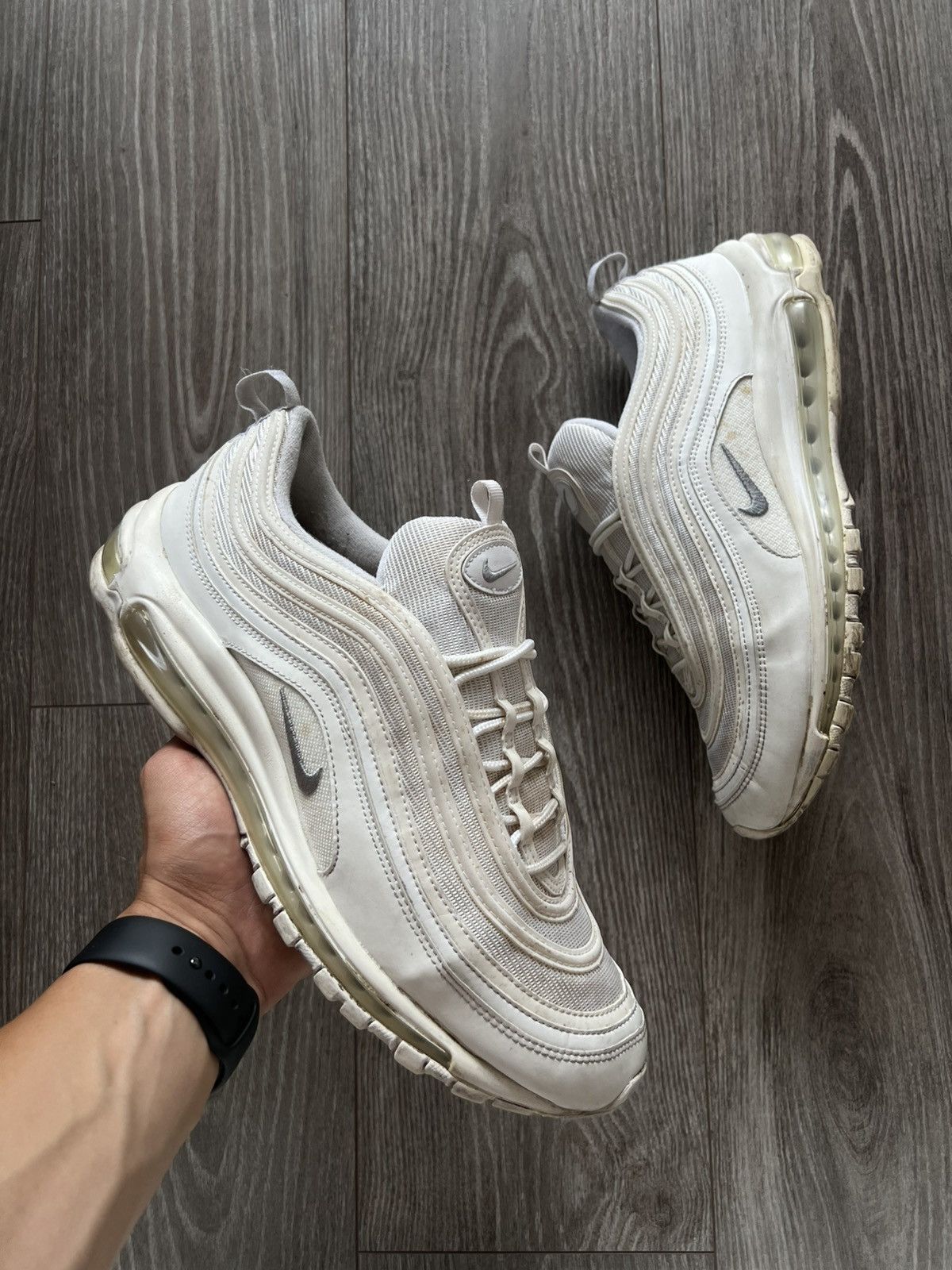 Nike Nike Air Max 97 White Avant Garde Y2k MX Zoom Sneakers Size US 12 / EU 45 - 12 Thumbnail