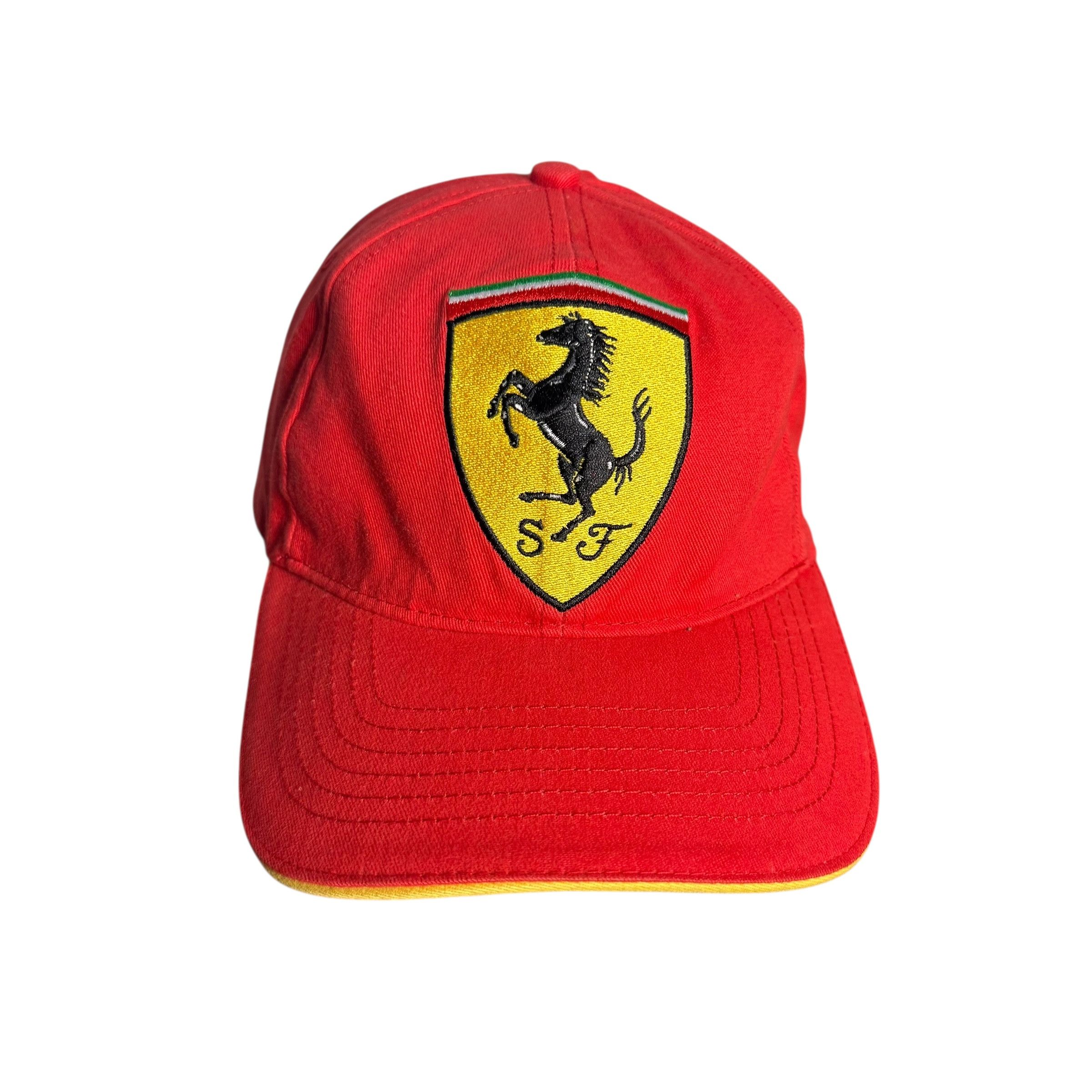 🔥RARE🔥Vintage Ferrari Official Strapback Cap Hat