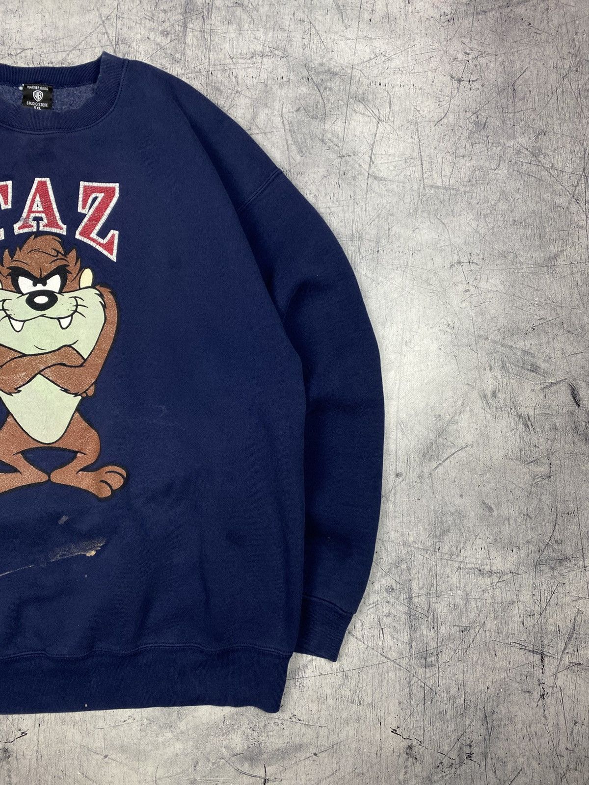 Warner Bros Taz Tasmanian Devil Warner Bros Distressed Sweatshirt USA Size US XXL / EU 58 / 5 - 4 Thumbnail