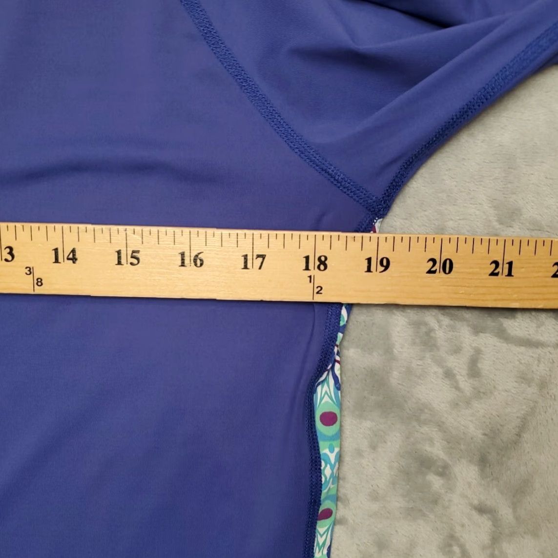 Vintage VINTAGE Title Nine Swim Shirt Women L Blue Surf Rash guard UPF Made in USA Size L / US 10 / IT 46 - 8 Thumbnail