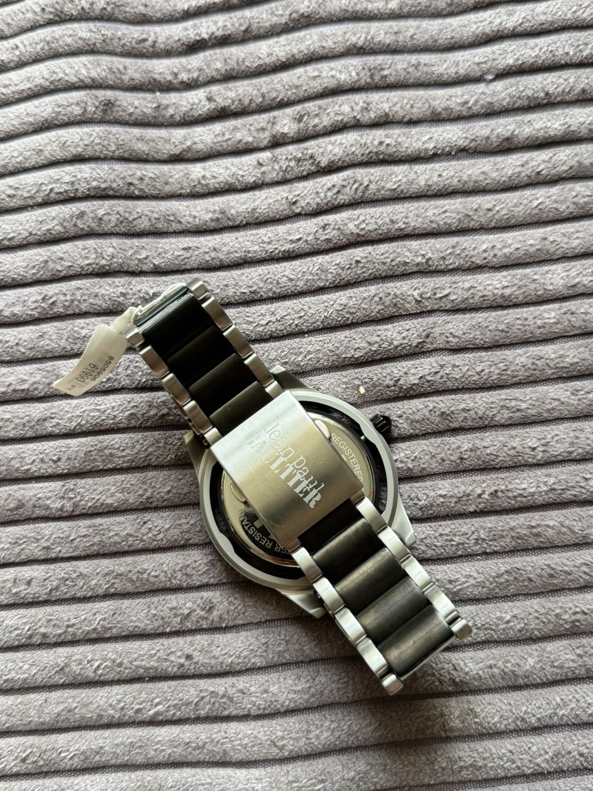 Jean Paul Gaultier Jean Paul Gaultier Archive Black Silver Man Watch Grail JPG Size ONE SIZE - 5 Thumbnail
