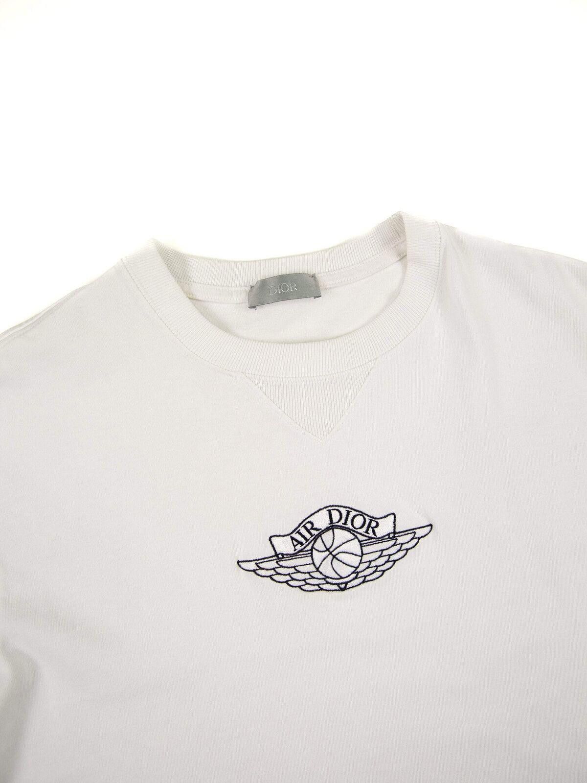 Dior Dior Mens x Jordan Air Wings White T-shirt Medium White Size US M / EU 48-50 / 2 - 2 Thumbnail