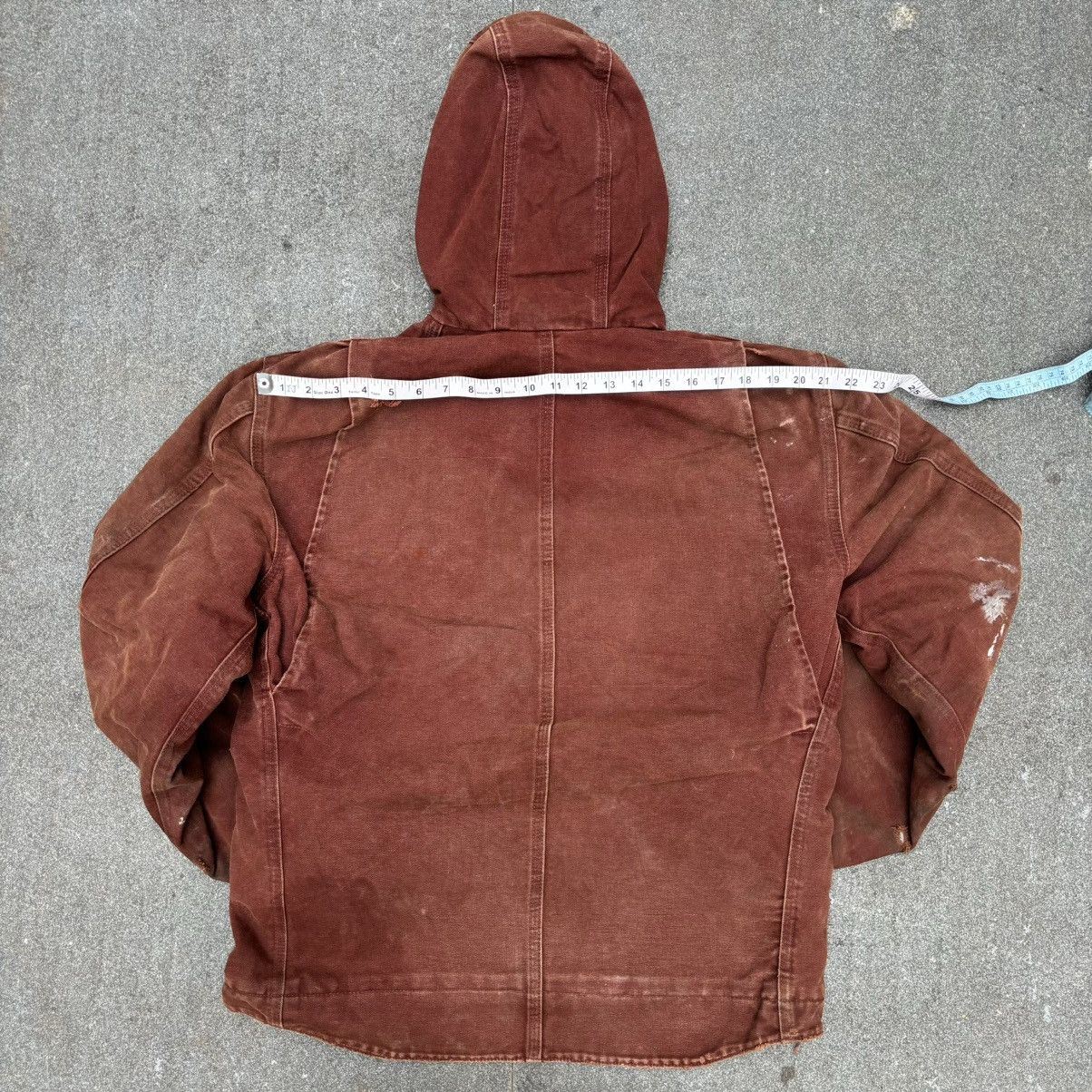 Carhartt × Vintage Rare💥Vintage Carhartt Sherpa lined hooded Jacket J141 CLY Size US M / EU 48-50 / 2 - 8 Thumbnail