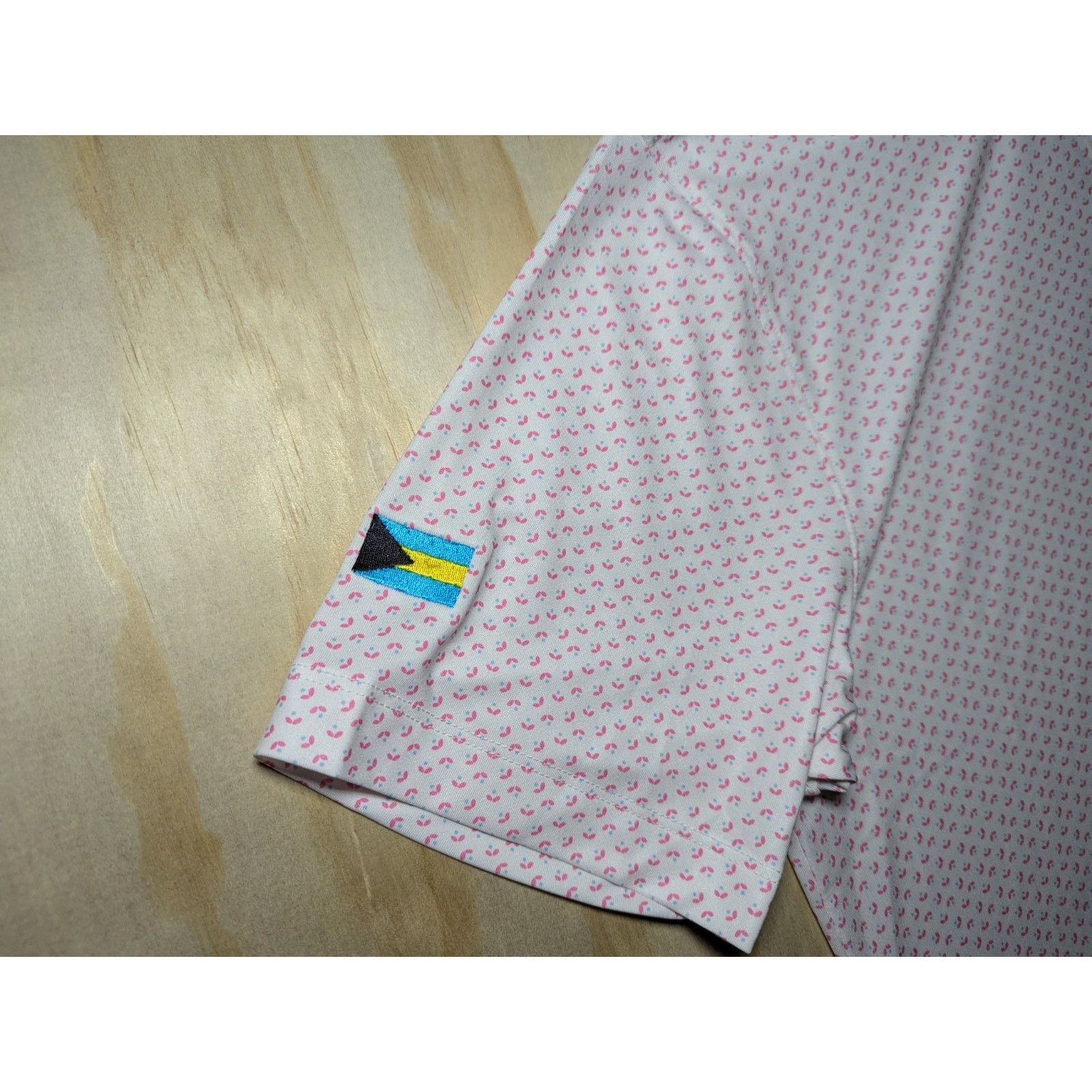 johnnie-O Johnnie-O Men's Small Polo Baha Mar Bahamas Flag Golf Size US S / EU 44-46 / 1 - 6 Thumbnail