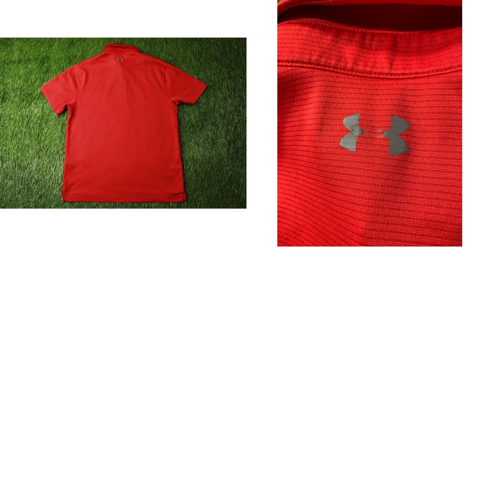 Under Armour UNDER ARMOUR HEATGEAR Polo Shirt MEN 2019 SIZE L Red and Gray Short Sleeve Classic Size US L / EU 52-54 / 3 - 9 Thumbnail