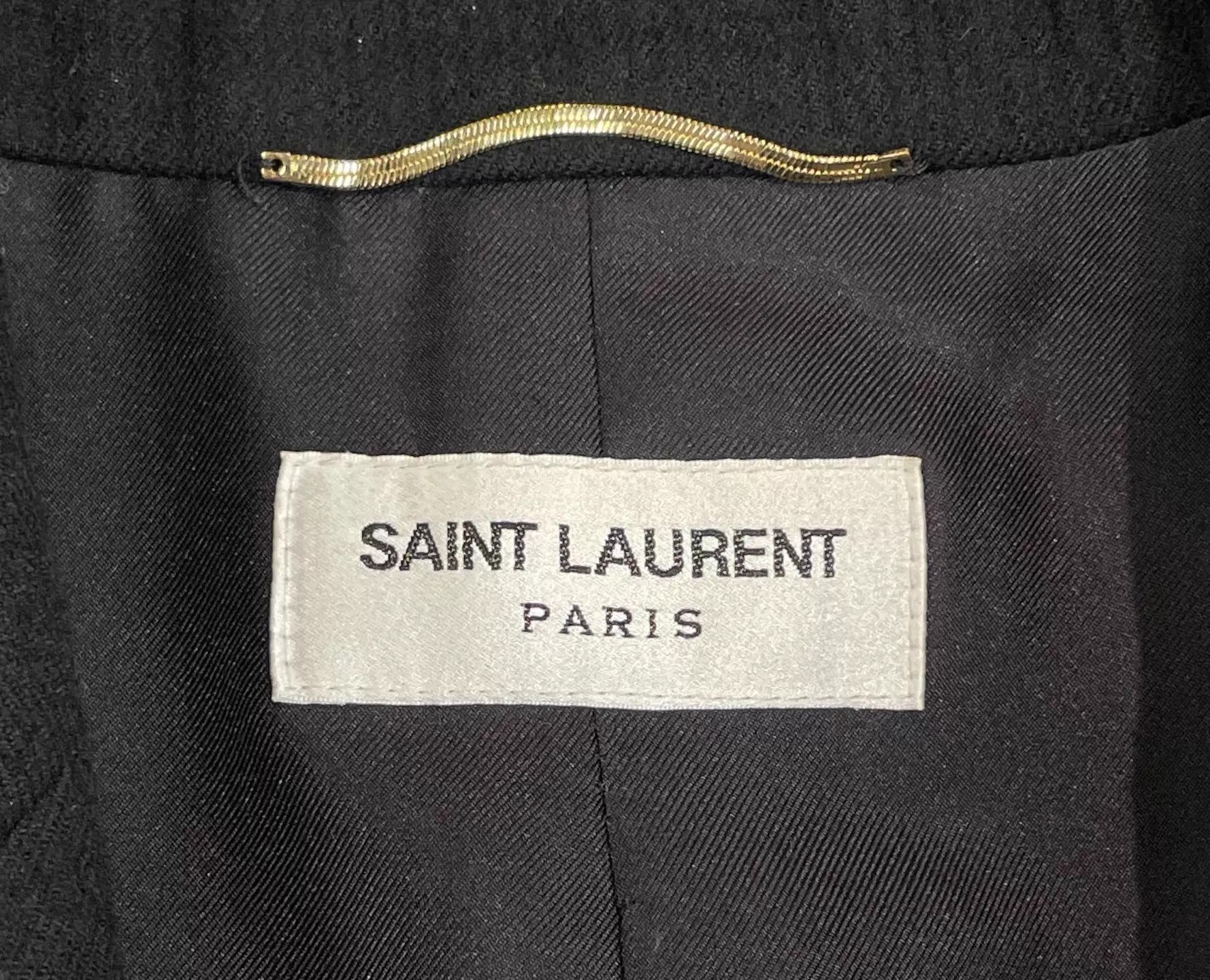 Yves Saint Laurent YSL Anchor Embroidered Logo Preppy Blazer Size 34 Size XS / US 0-2 / IT 36-38 - 5 Thumbnail