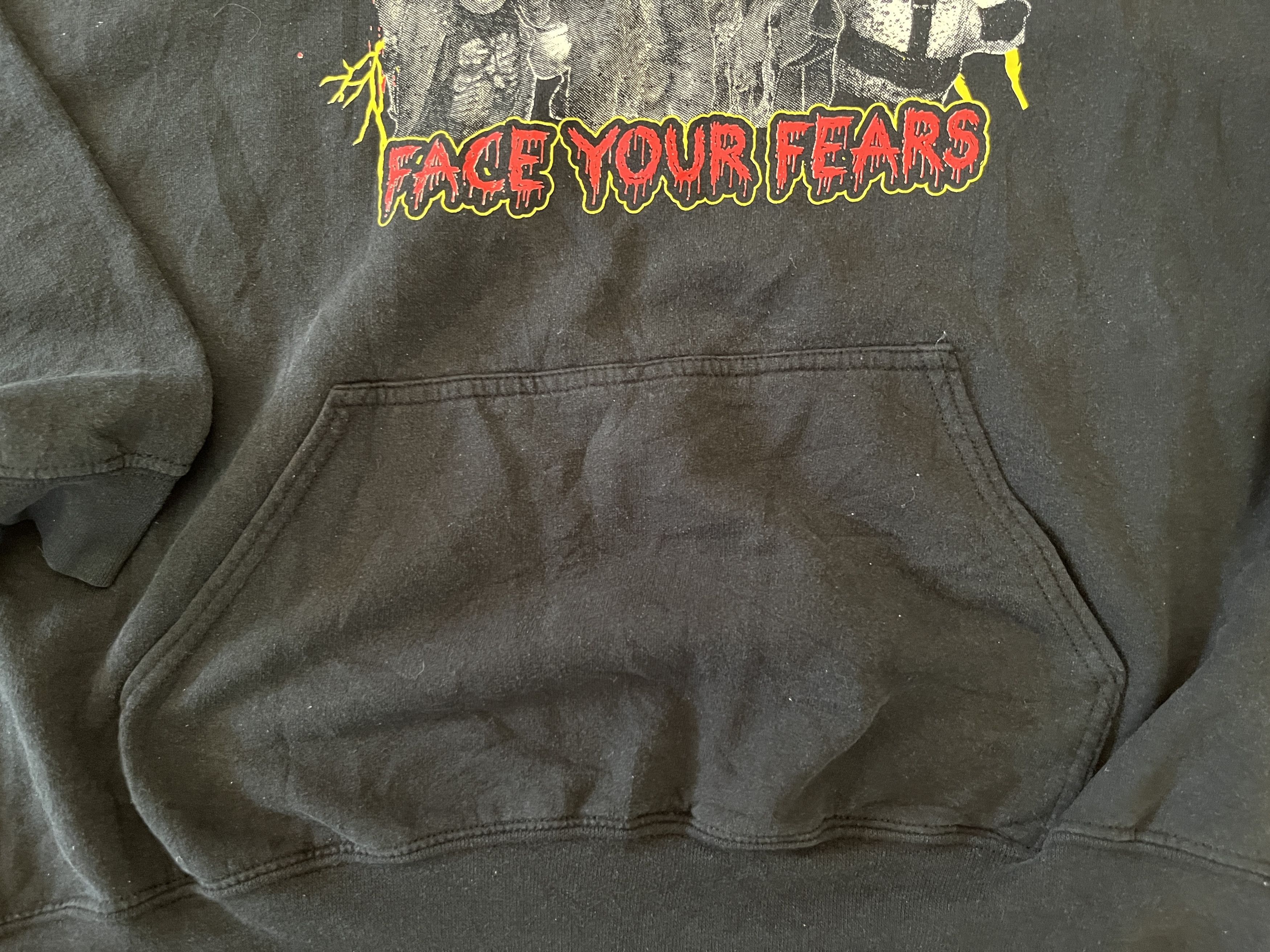 Vintage Vtg Heart of Darkness "Face Your Fears" Haunted House Hoodie Size US XL / EU 56 / 4 - 3 Thumbnail