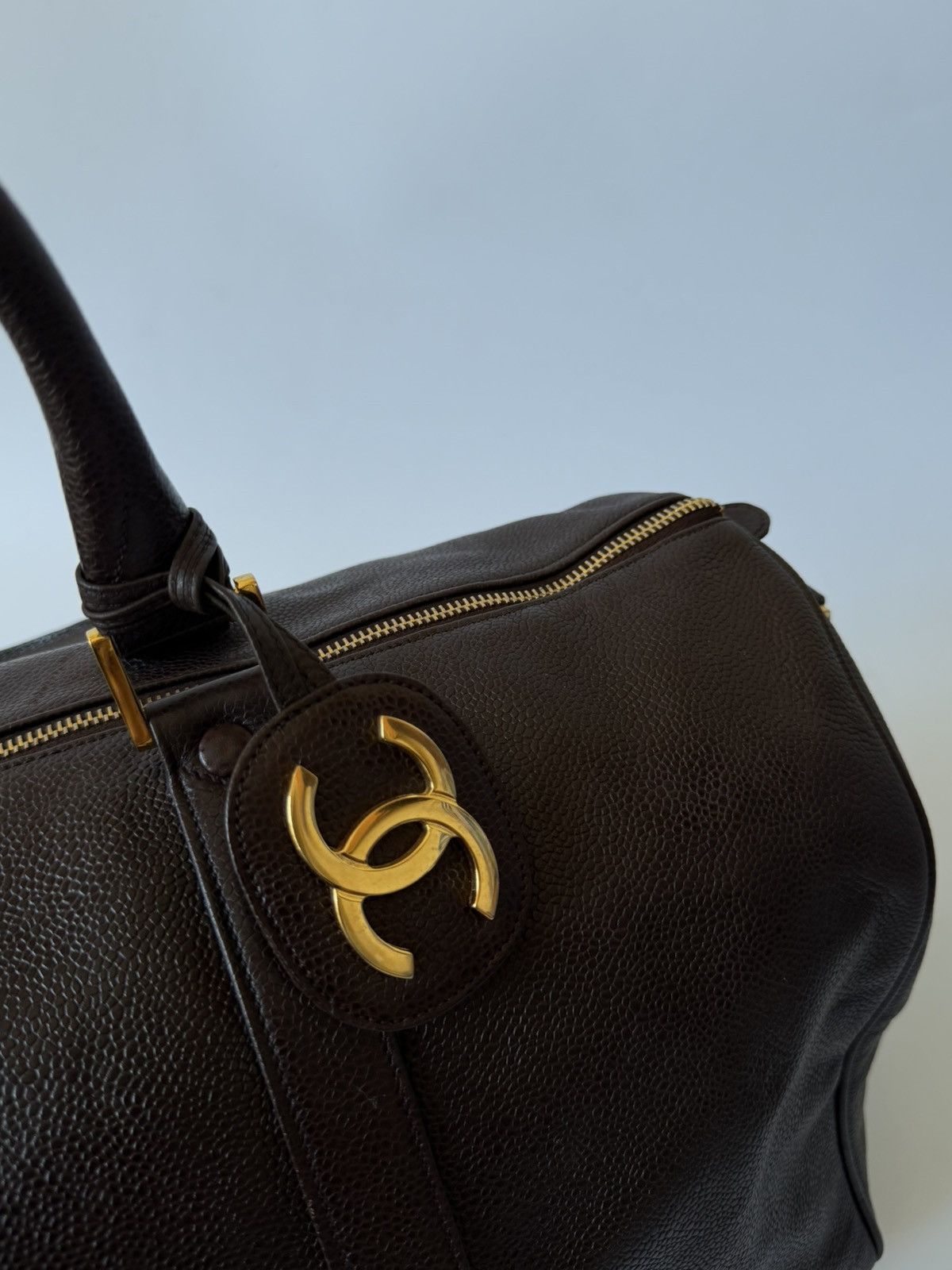 Chanel Vintage Chanel Brown Caviar Boston bag Size ONE SIZE - 12 Thumbnail