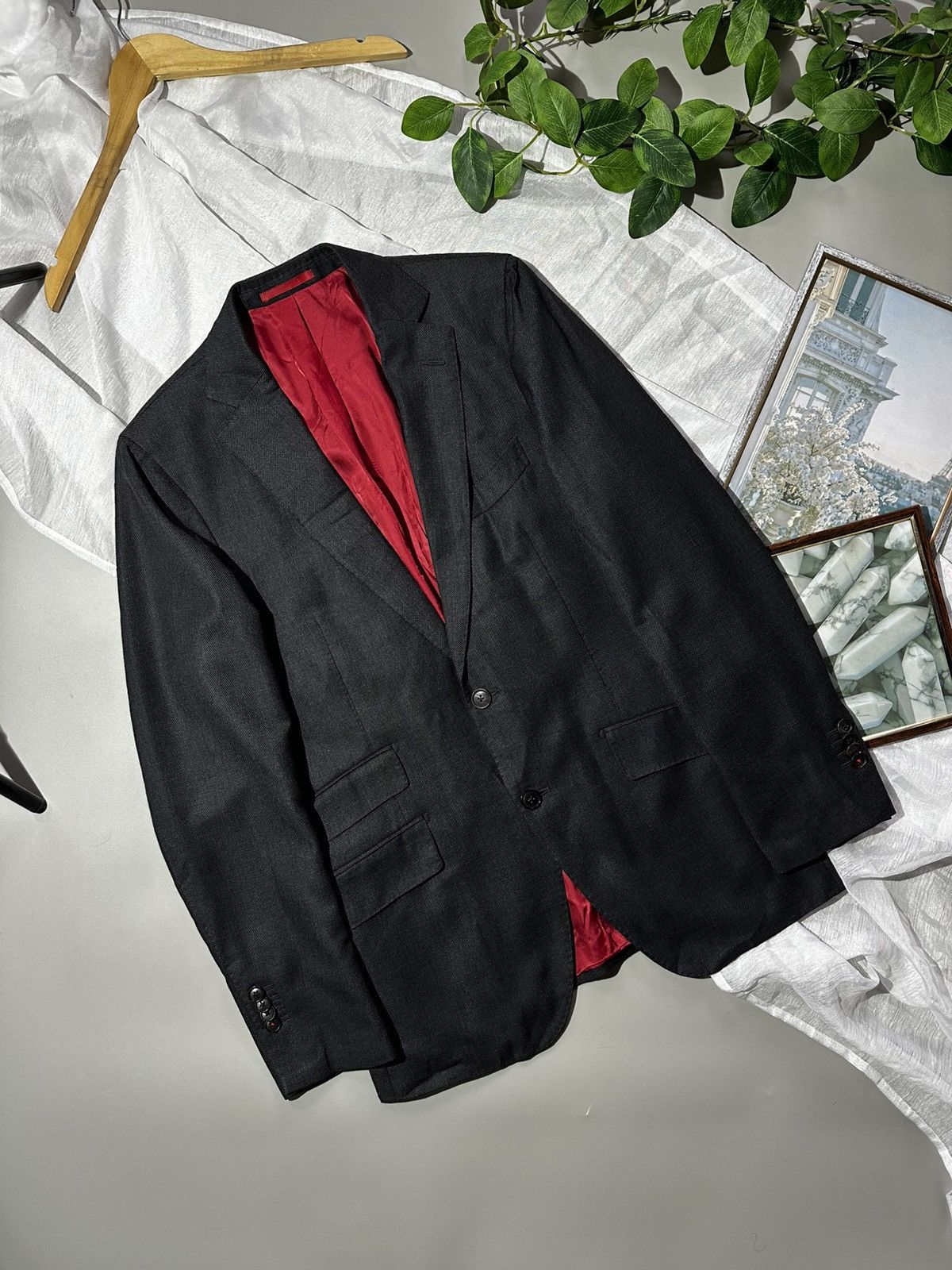 Suitsupply Blazer Pure Wool Super 150's Vitale Barberis Canonico Italy Size 48R - 1 Thumbnail