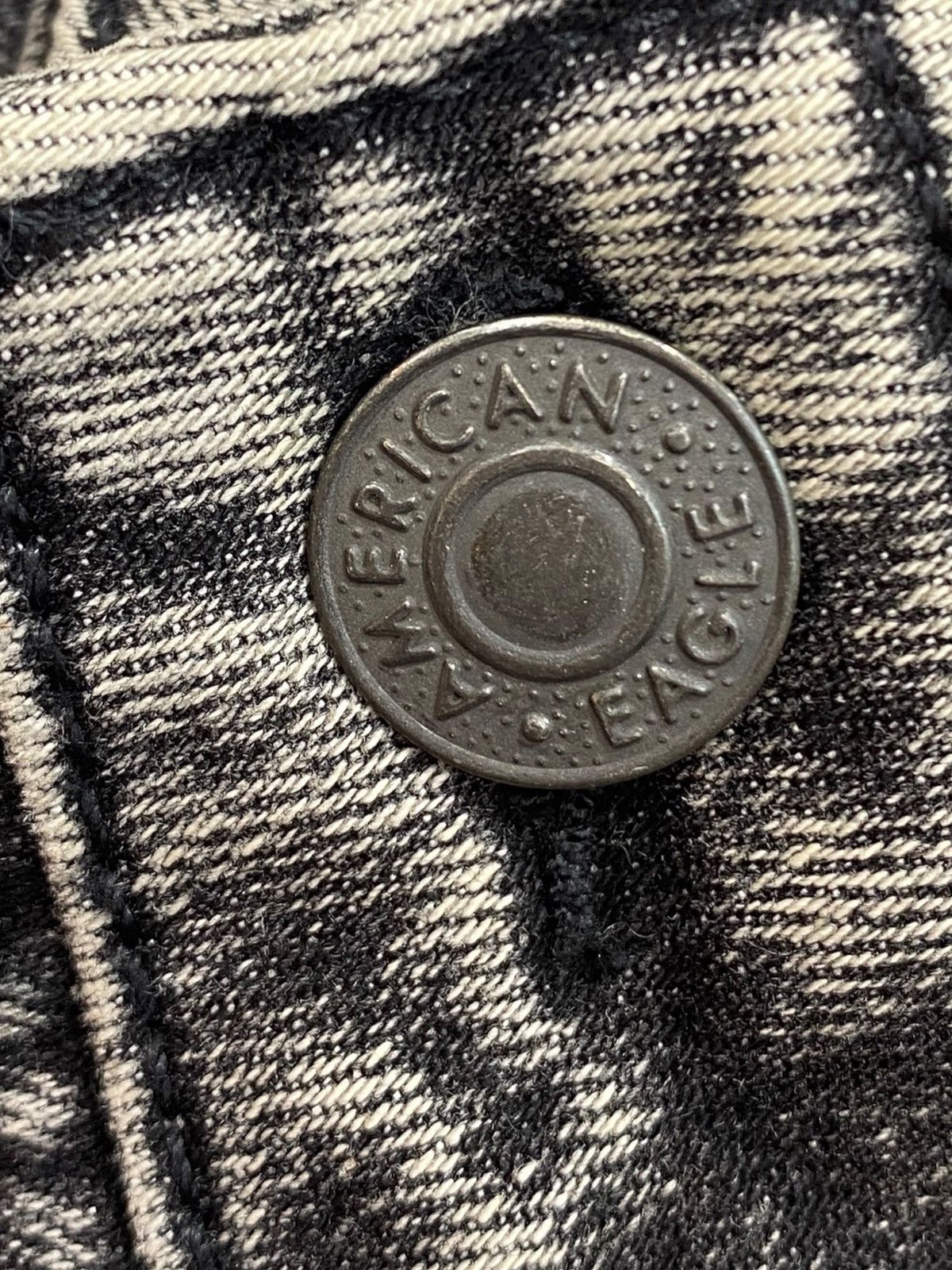 American Eagle Outfitters American Eagle Outfitters Acid Black Wash Jeans Size US 32 / EU 48 - 10 Thumbnail