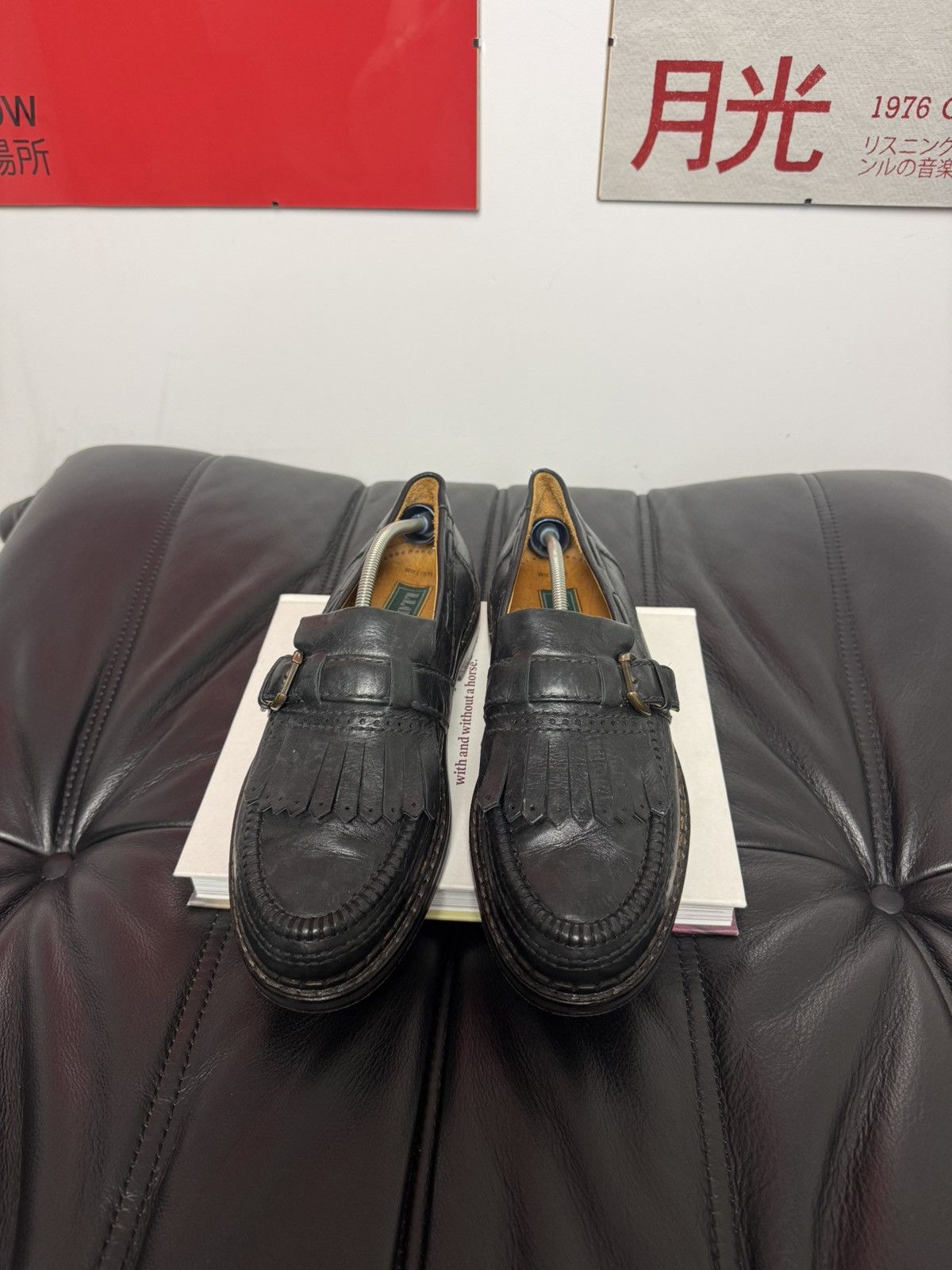 Leather Rare Vintage Avant Garde Platform Derby Boots Grail Loafers Size US 9 / EU 42 - 2 Thumbnail