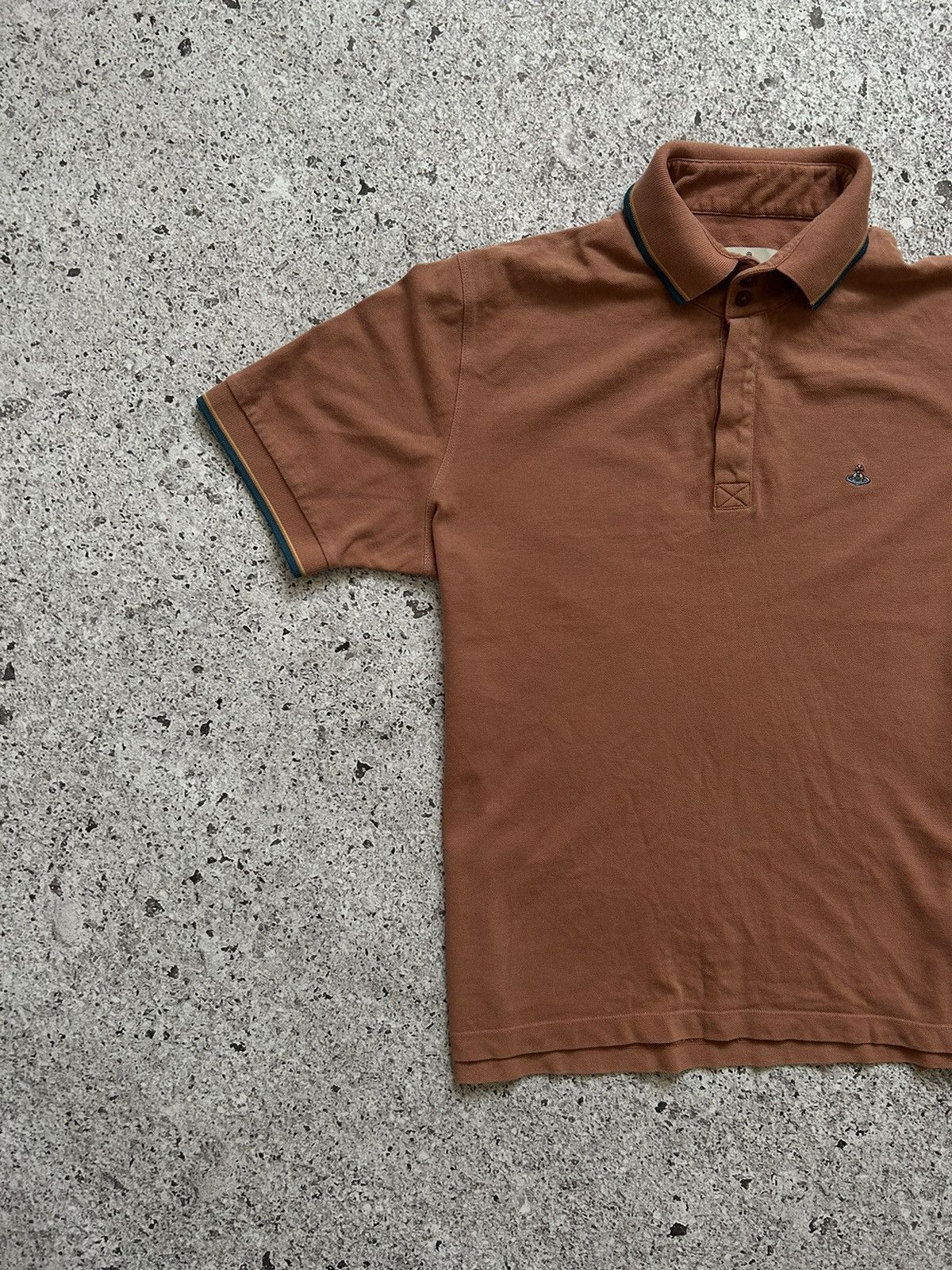 Designer × Vivienne Westwood Vivienne Westwood Small Logo Polo Shirt Size US XL / EU 56 / 4 - 3 Thumbnail