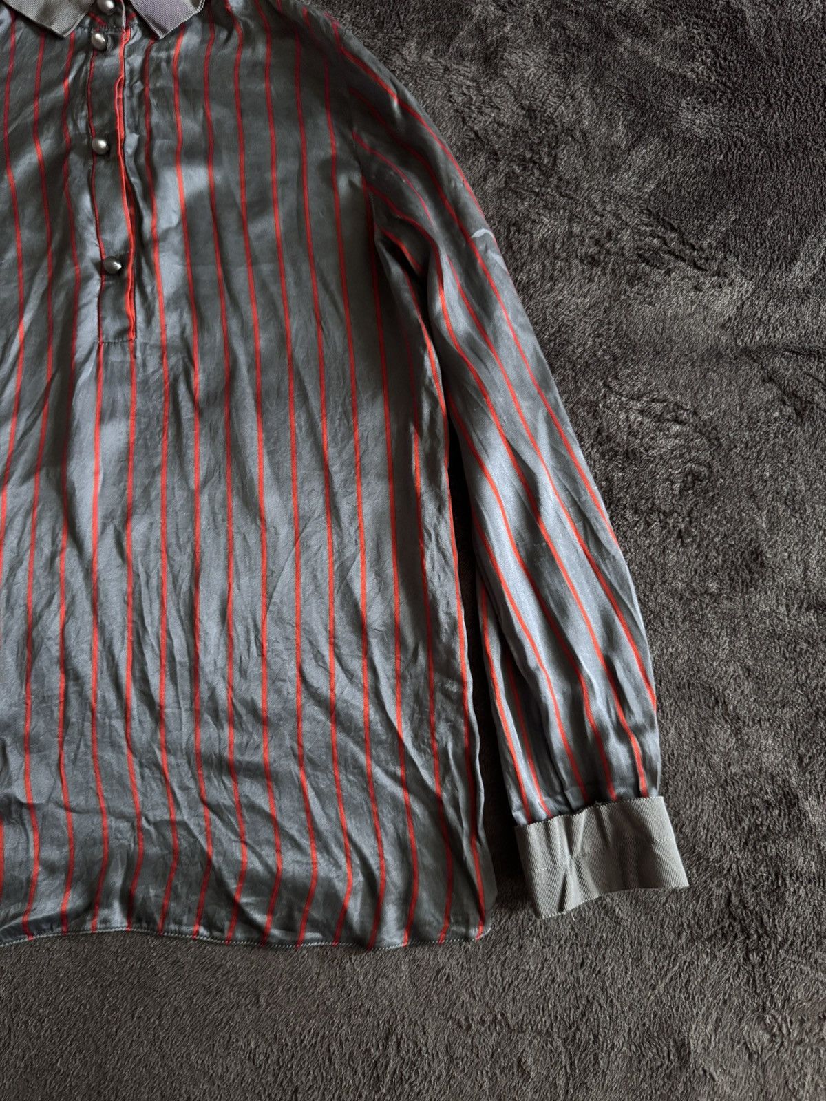Emporio Armani Emporio Armani vintage 100% silk blouses rare Size S / US 4 / IT 40 - 4 Thumbnail