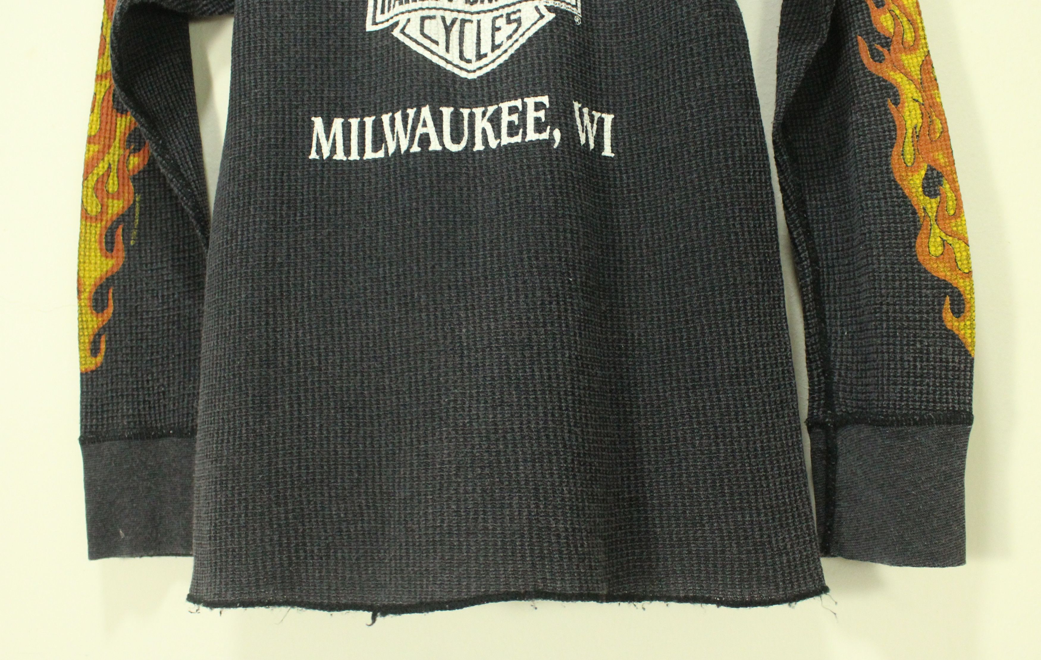 Harley Davidson Vintage HARLEY DAVIDSON Shirt HOLOUBEK Flame Thermal Bodyfit Size US M / EU 48-50 / 2 - 9 Thumbnail