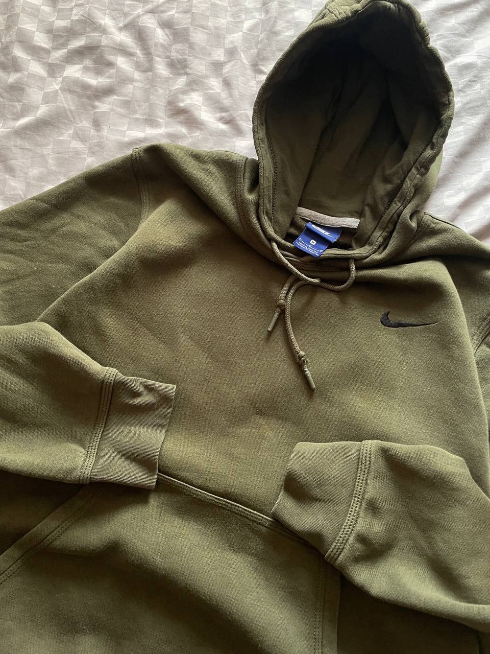 Nike Vintage Nike Hoodie Boxy Fit Mini Swoosh Y2K Rare Size US M / EU 48-50 / 2 - 6 Thumbnail
