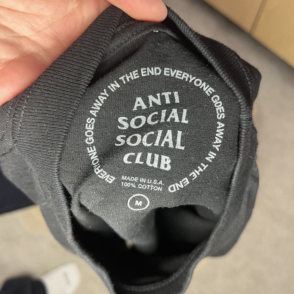 Anti Social Social Club Anti Social Social Club Wave Tee Medium Size US M / EU 48-50 / 2 - 3 Thumbnail