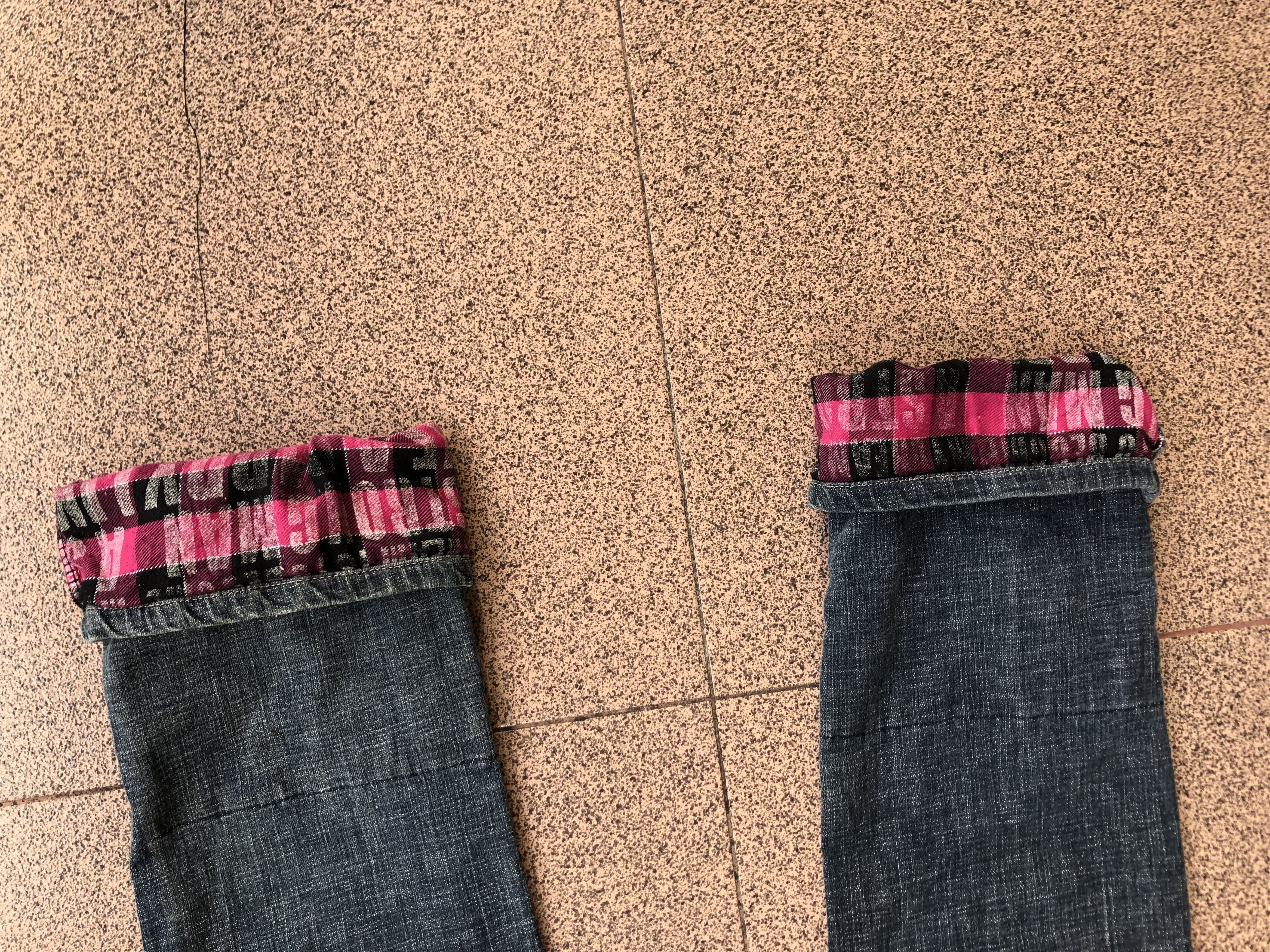 If Six Was Nine Rongman Double Waist Jeans Vkei Style Y2k Japanese Size US 28 / EU 44 - 8 Thumbnail