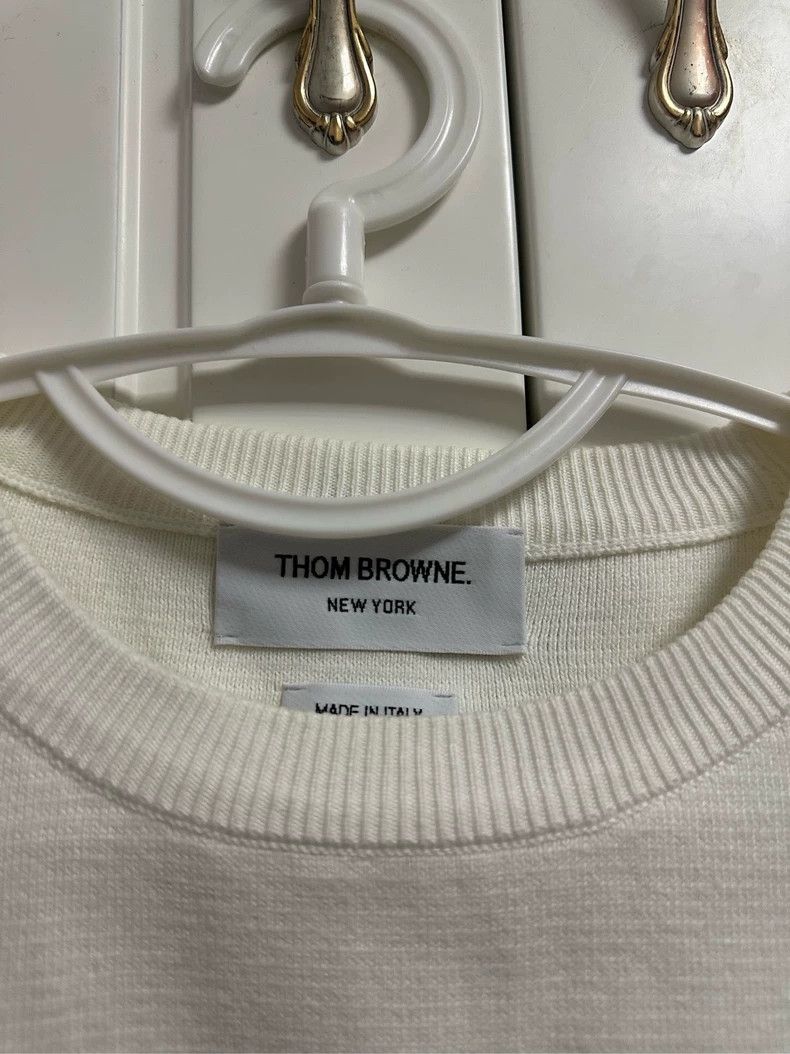 Thom Browne Thom Browne size1 Four stripe knit hoodie Size US S / EU 44-46 / 1 - 3 Thumbnail