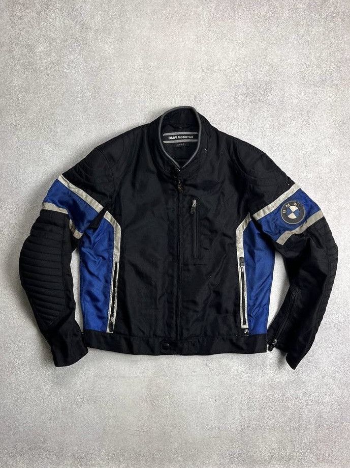 VINTAGE BMW MOTO BIKER JACKET CLUB 2 M