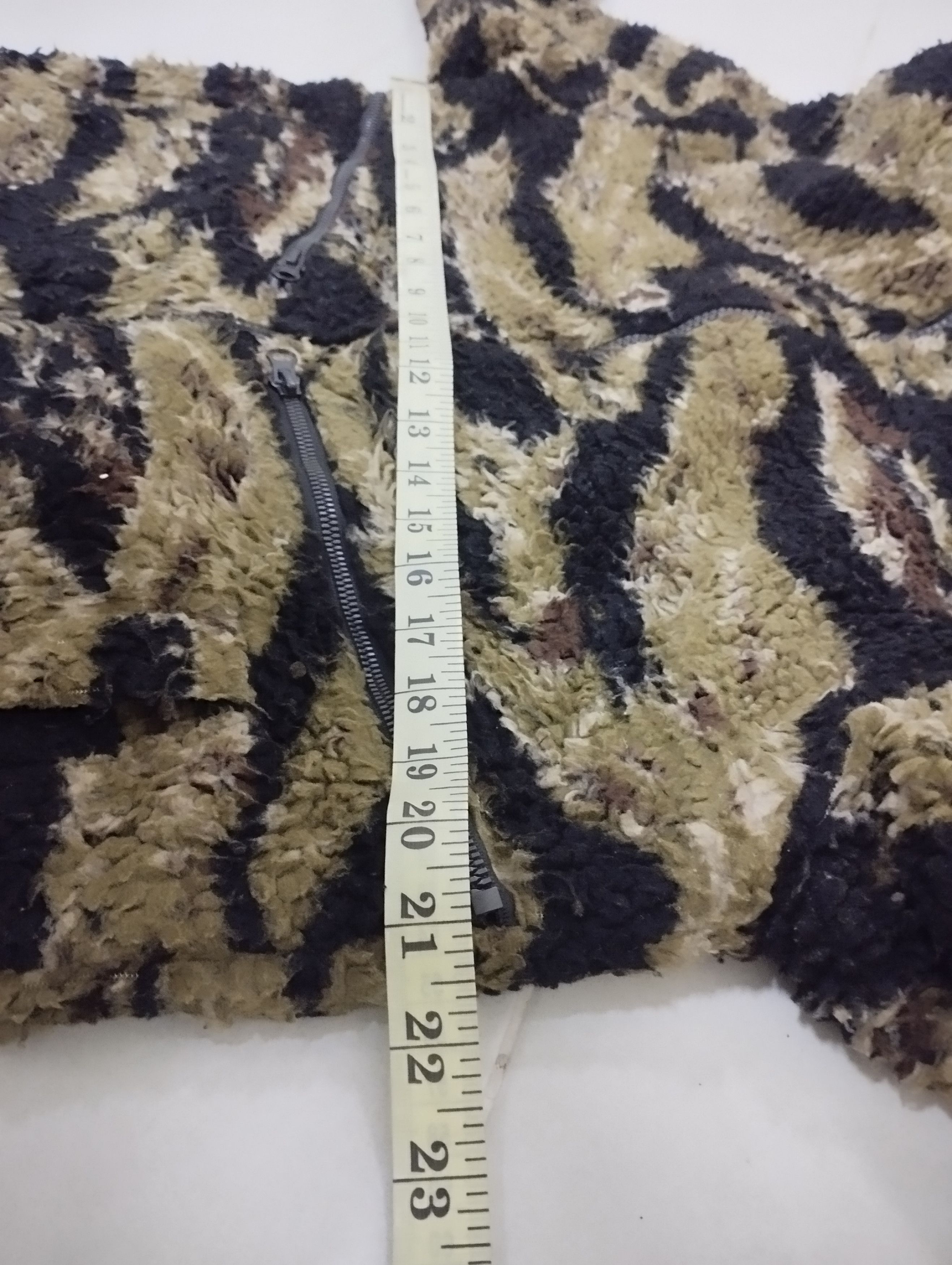 Other Field Core Fleece Army Stripe Reversible Rare pattern Size US L / EU 52-54 / 3 - 11 Thumbnail