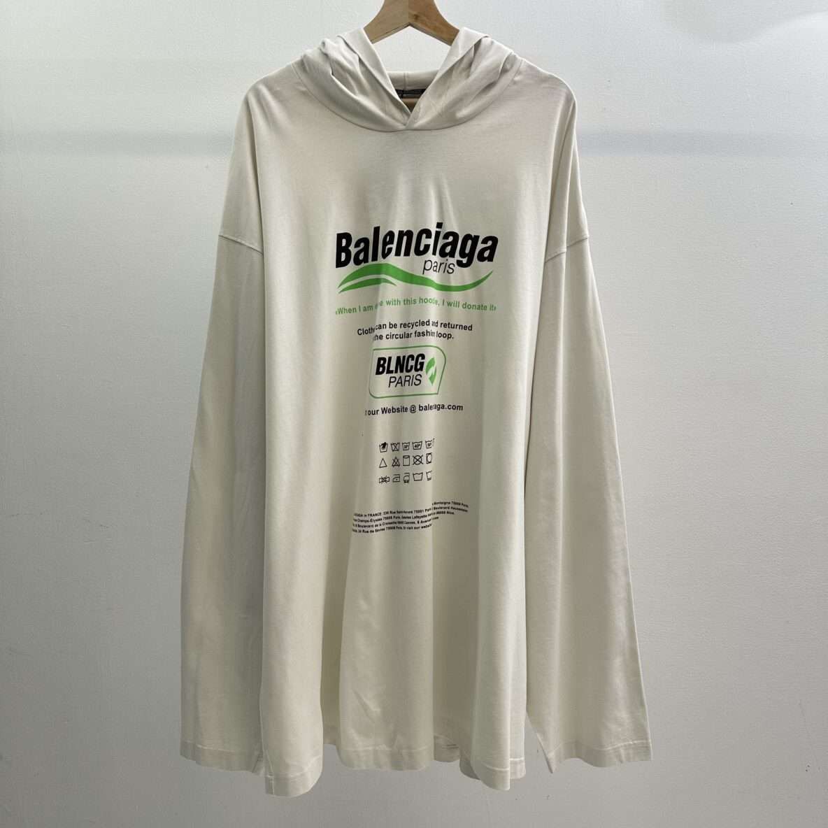 Balenciaga Balenciaga Laundry Hoodie Grailed