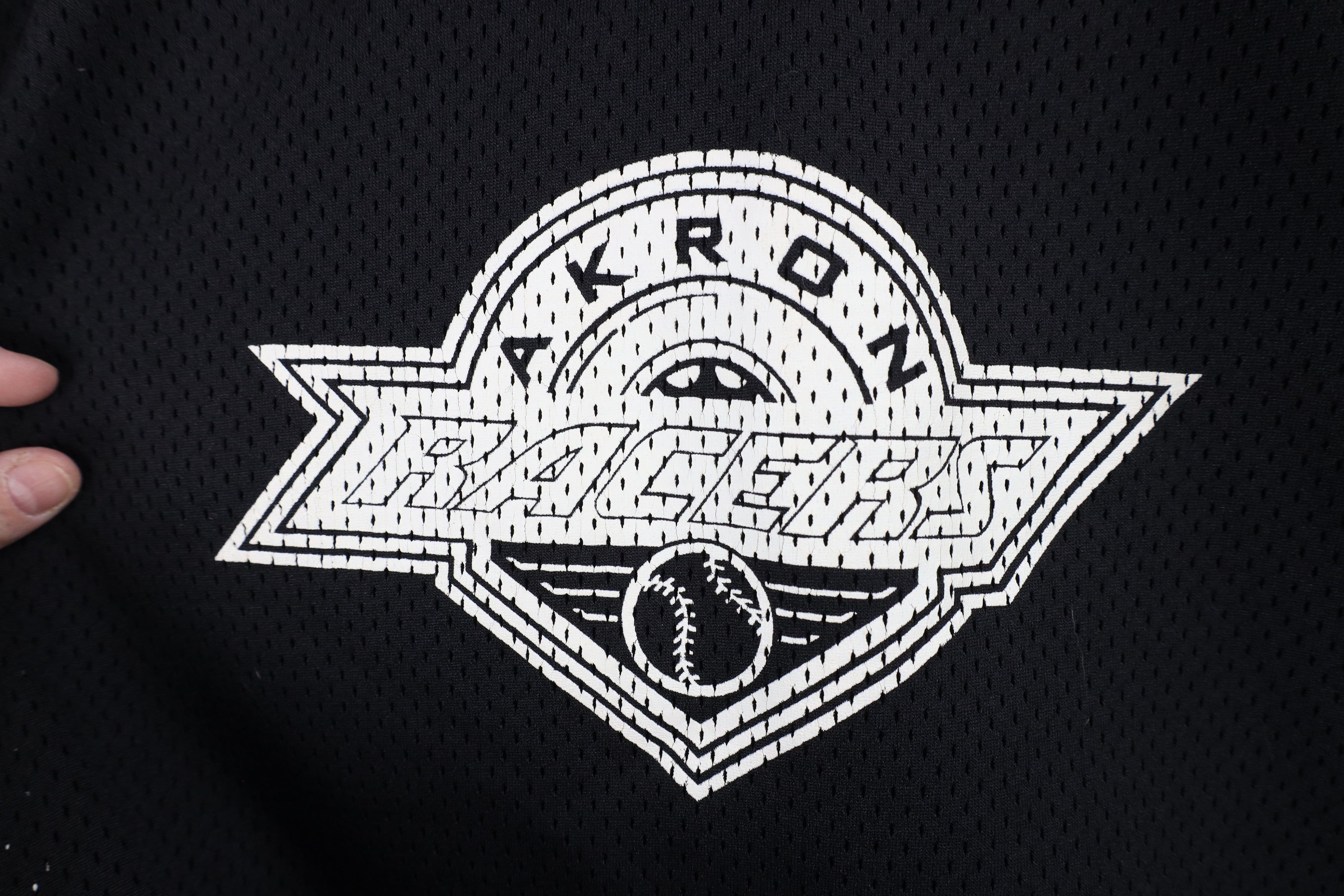 Majestic × Vintage Vintage Majestic Akron Racers NPF Softball Jersey Black USA Size L / US 10 / IT 46 - 5 Thumbnail