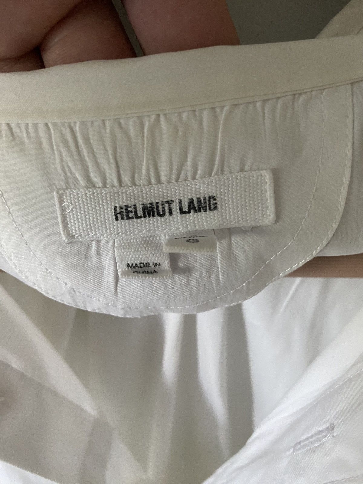 Helmut Lang Helmut Lang Button-Down shirt with Pocket Size US L / EU 52-54 / 3 - 3 Thumbnail