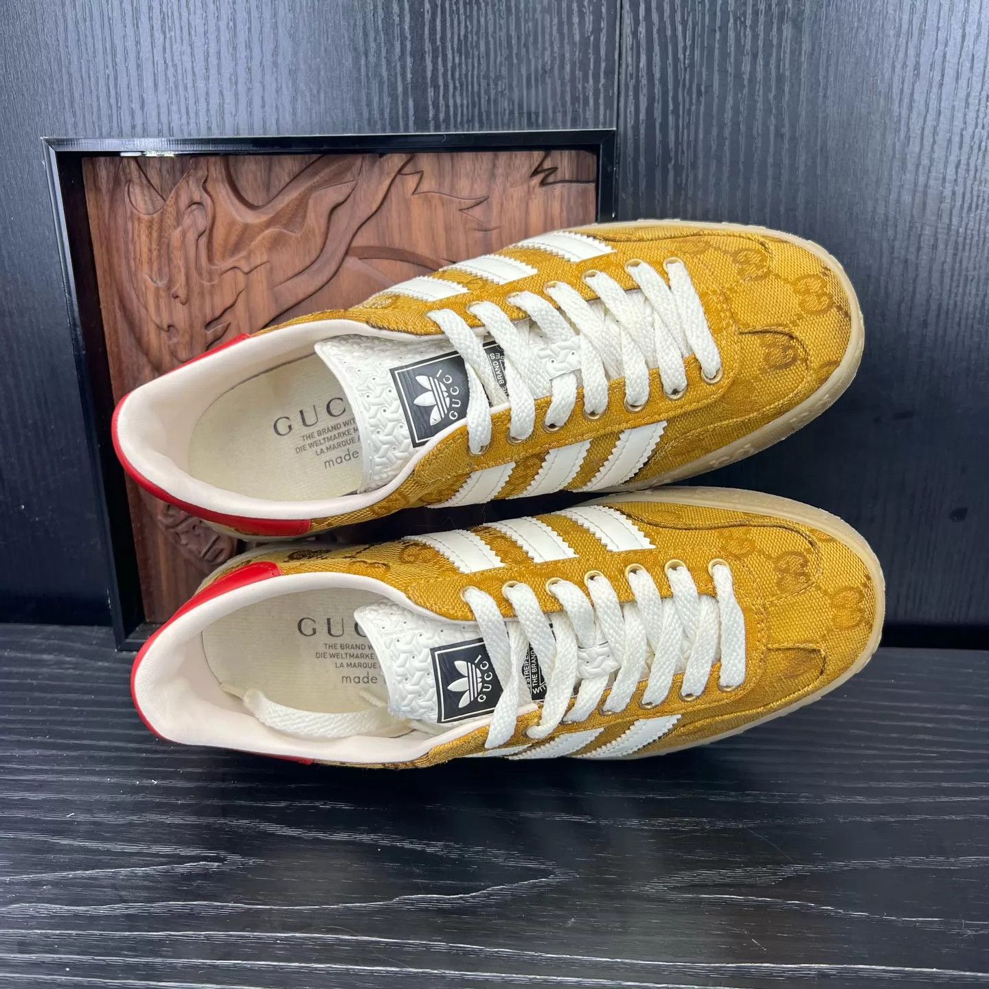 Gucci GUCCI x ADIDAS Screener Trainer Yellow EU 36.5 Size US 5.5 / IT 35.5 - 7 Thumbnail