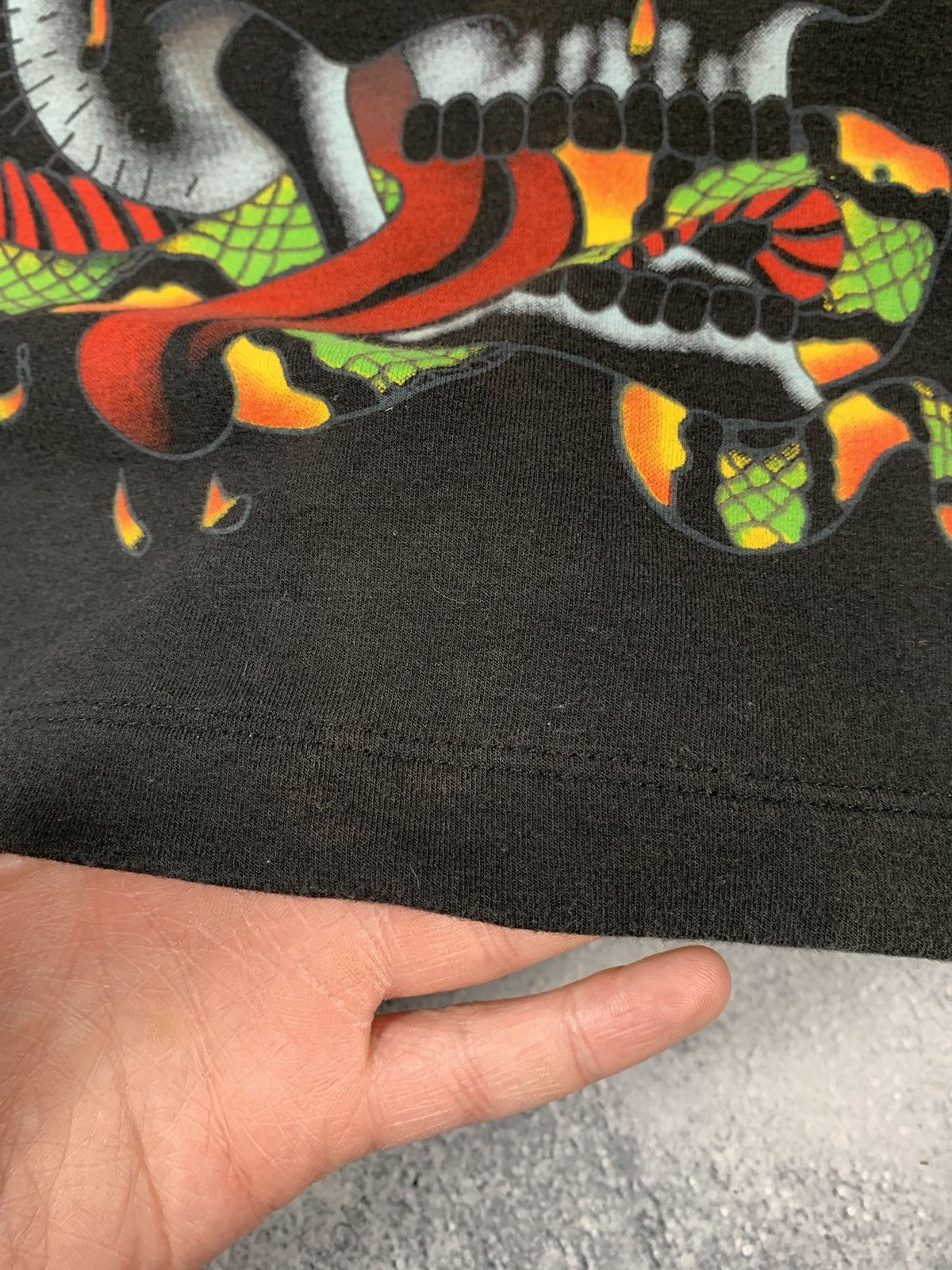Ed Hardy Vintage Y2K Ed Hardy USA Zip Up Hoodie + Pants 90s Ladies Size XL / US 12-14 / IT 48-50 - 17 Thumbnail