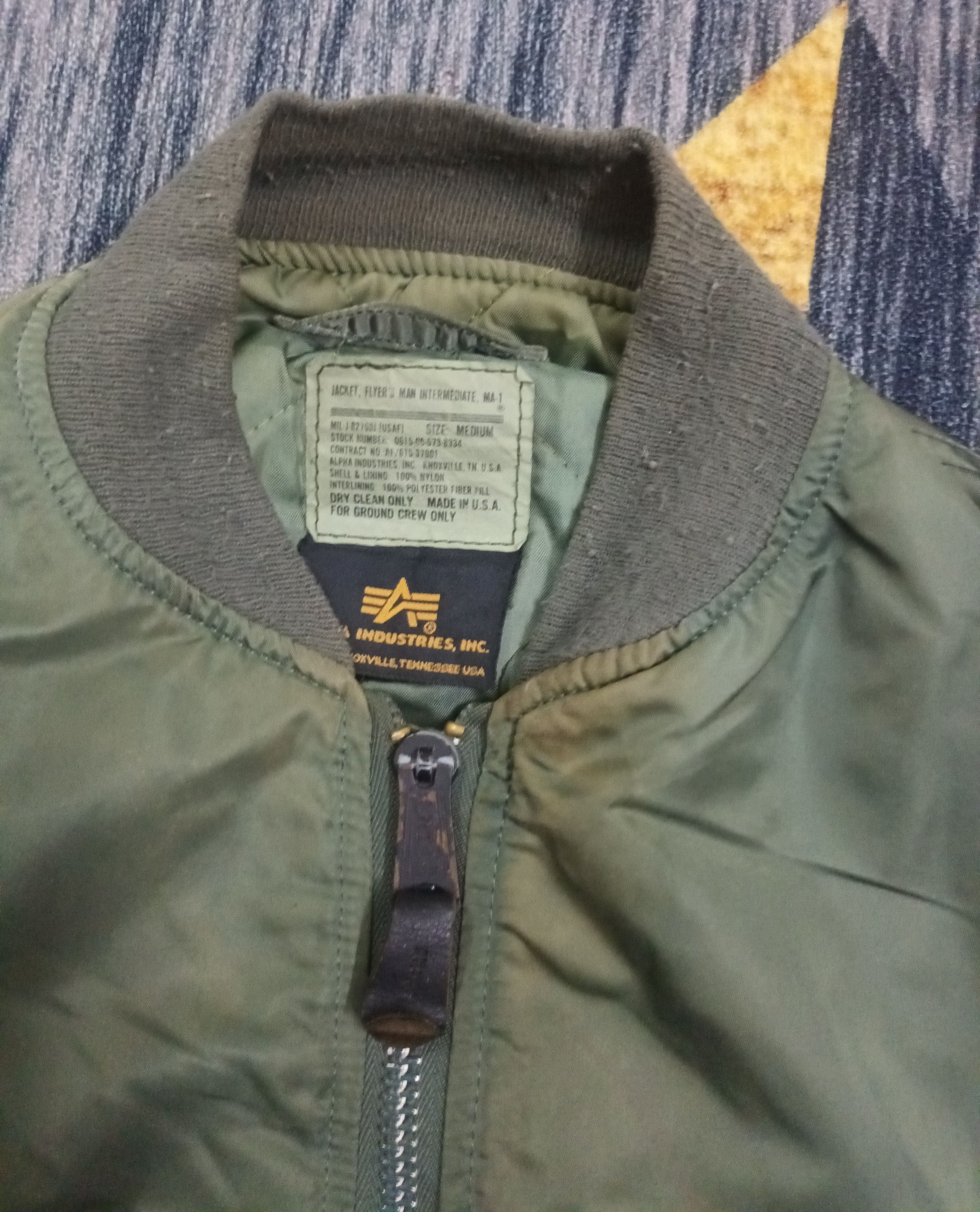 Alpha Industries 🔥 ALPHA INDISTRIES MA-1 FLYERS JACKET 🔥 Size US M / EU 48-50 / 2 - 9 Thumbnail
