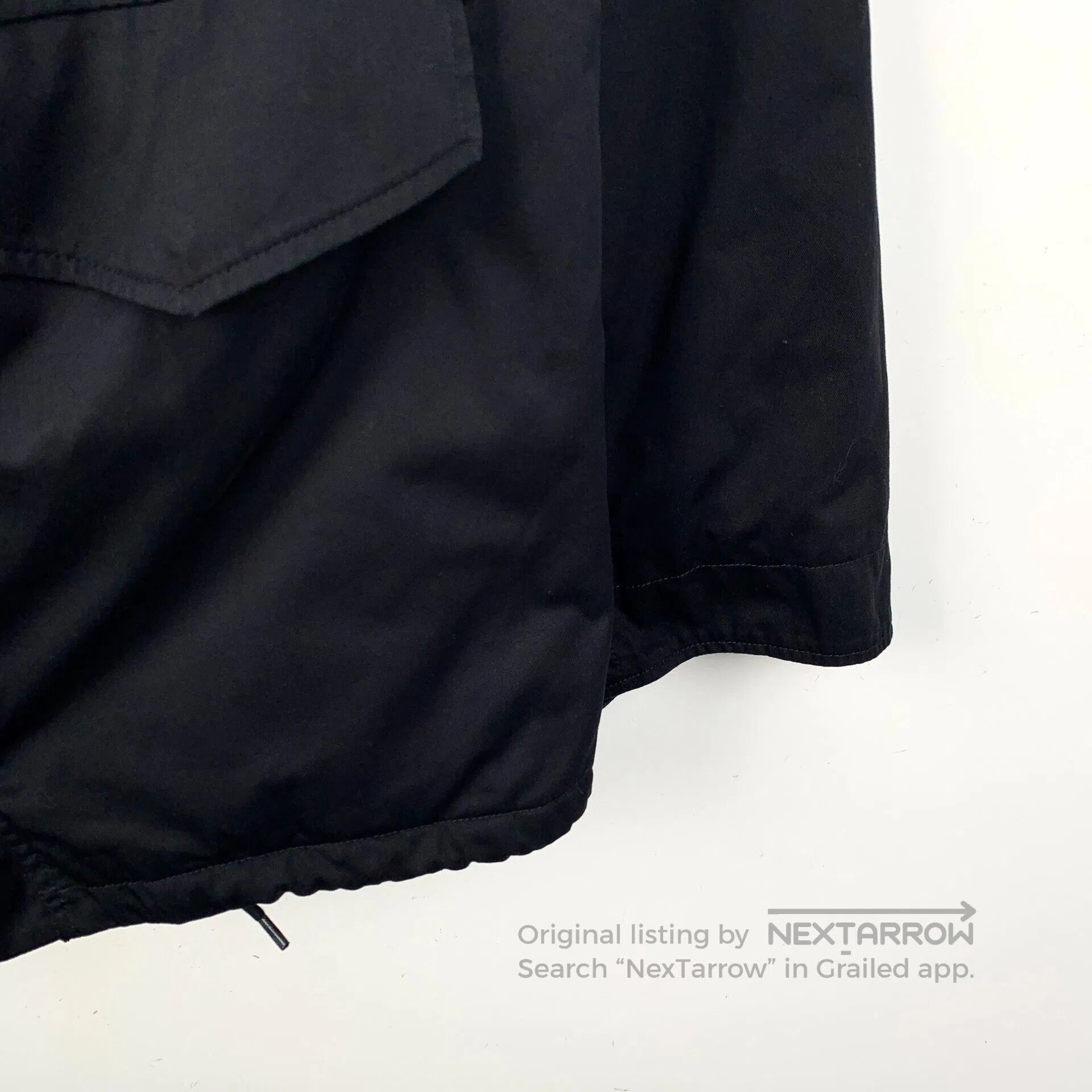 Balenciaga Balenciaga Black Cotton Hooded Multi-pocket Jacket| Size XS / US 0-2 / IT 36-38 - 4 Thumbnail