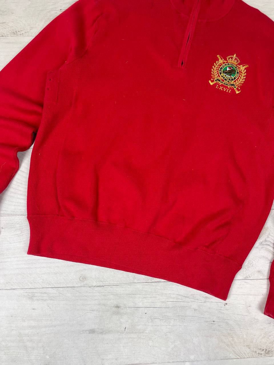 Polo Ralph Lauren Vintage Polo Ralph Lauren 1/4 Zip Pullover Sweater Size US L / EU 52-54 / 3 - 3 Thumbnail