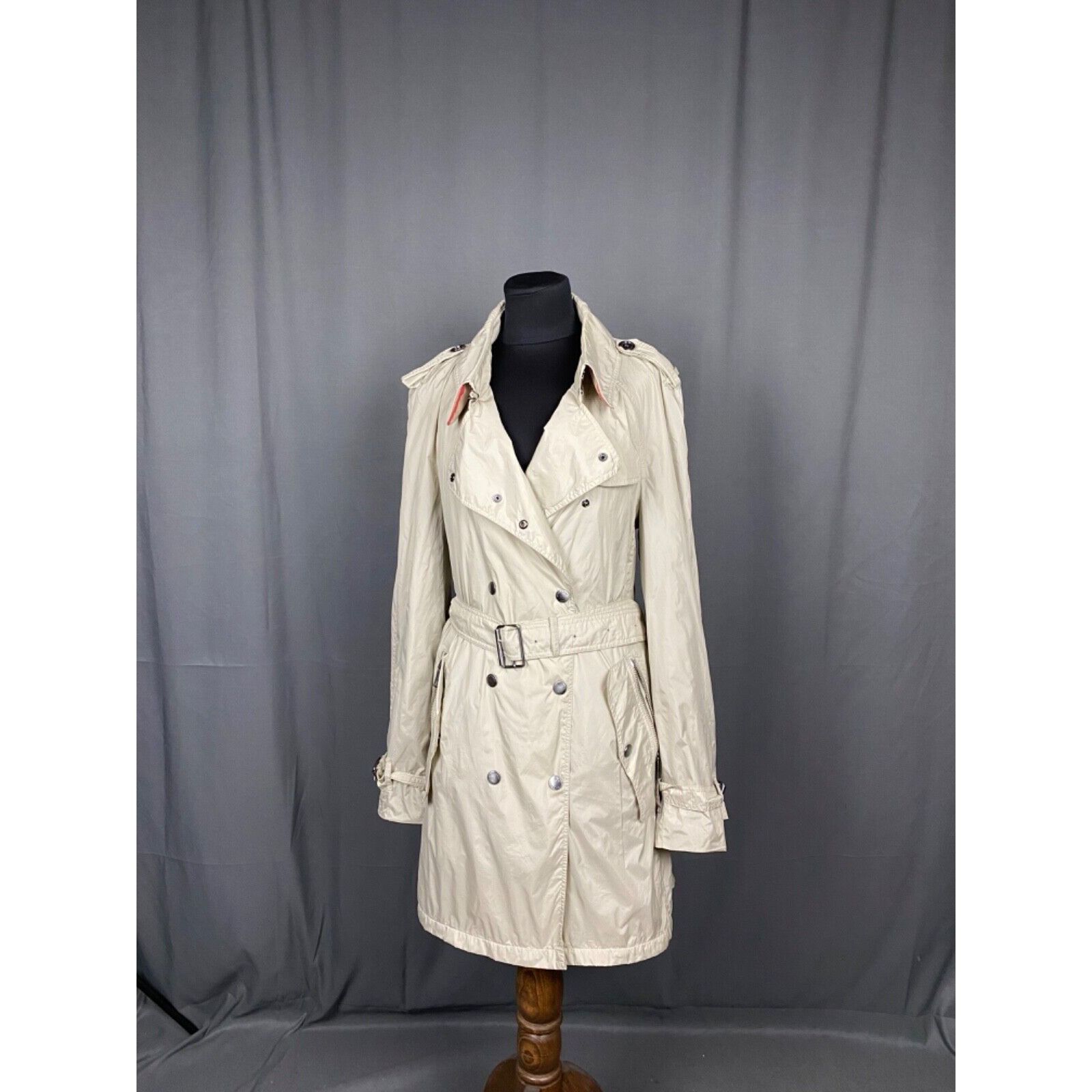 Burberry Burberry Nova Check Beige Double Breasted Trench Coat UK 12 Size L / US 10 / IT 46 - 5 Thumbnail