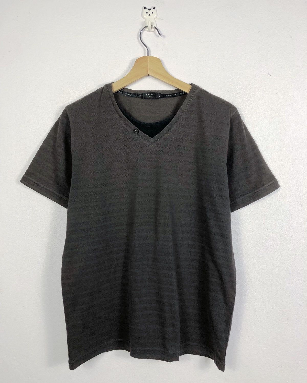 Yohji Yamamoto Rare Yohji Yamamoto Sacsny Y'saccs Tee Size US M / EU 48-50 / 2 - 1 Thumbnail