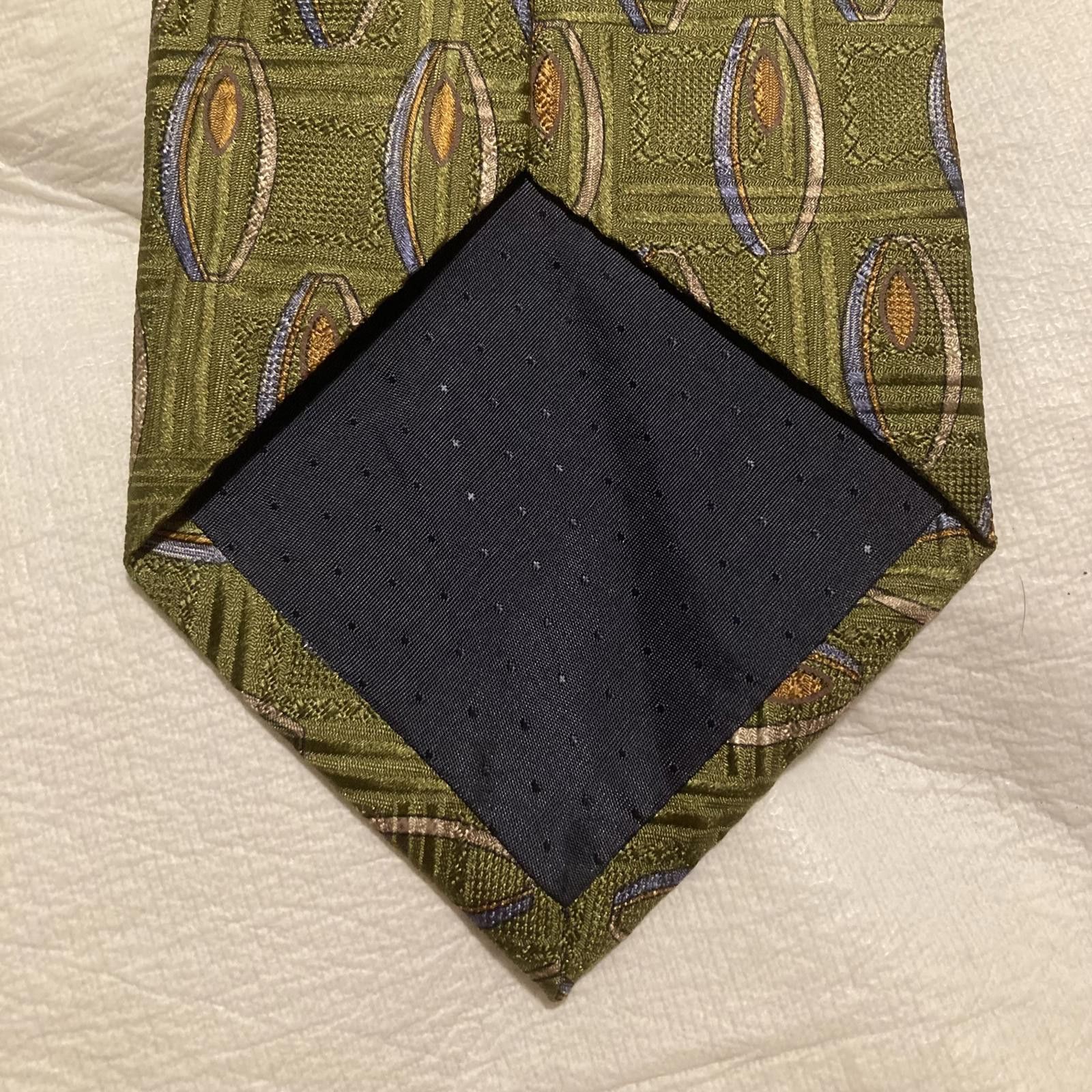 Designer NWOT Villa Bolgheri Green Tie Size ONE SIZE - 5 Thumbnail