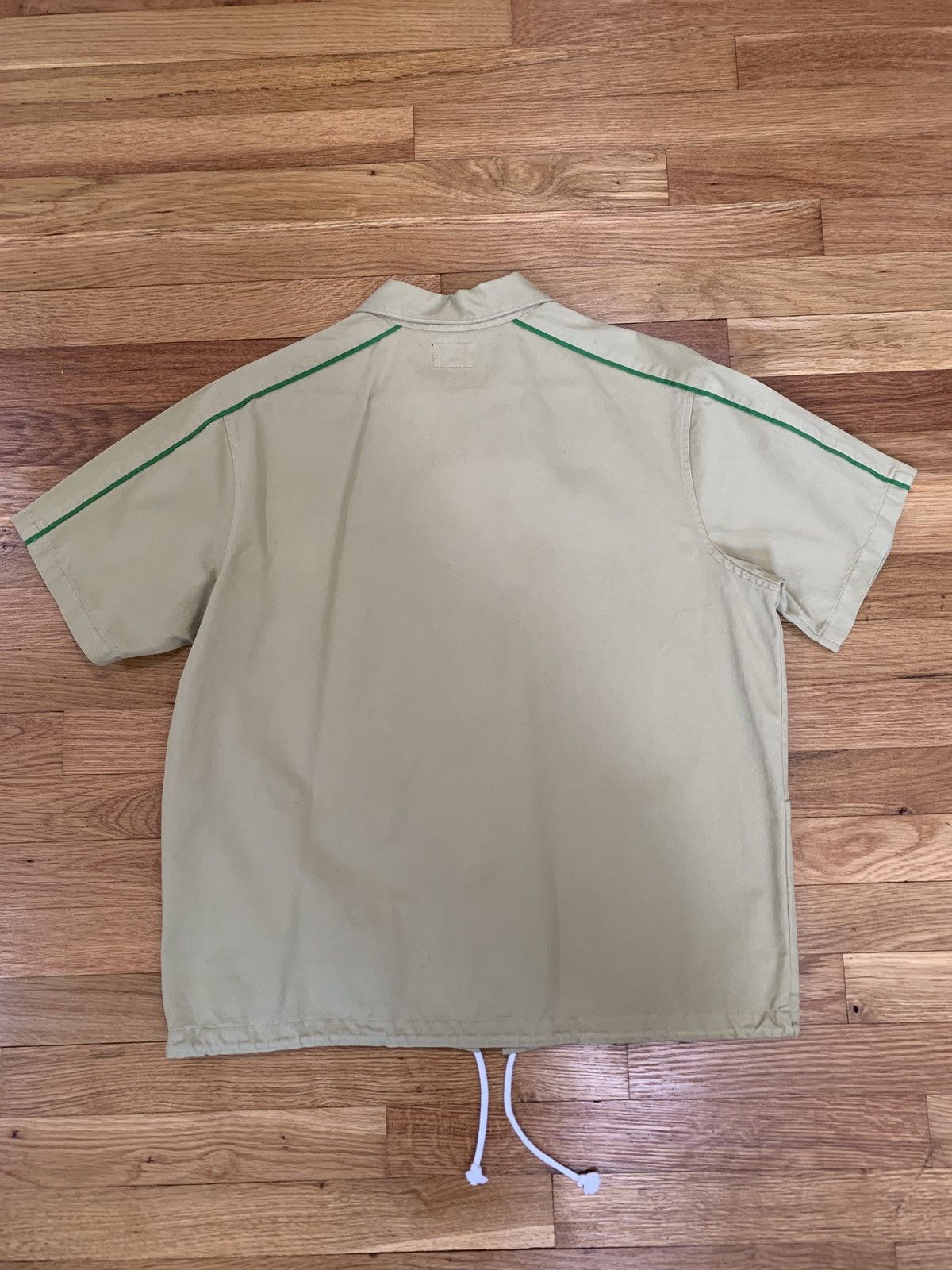Noah NOAH - Zip Up Shooting Shirt Beige - Small Size US S / EU 44-46 / 1 - 4 Thumbnail