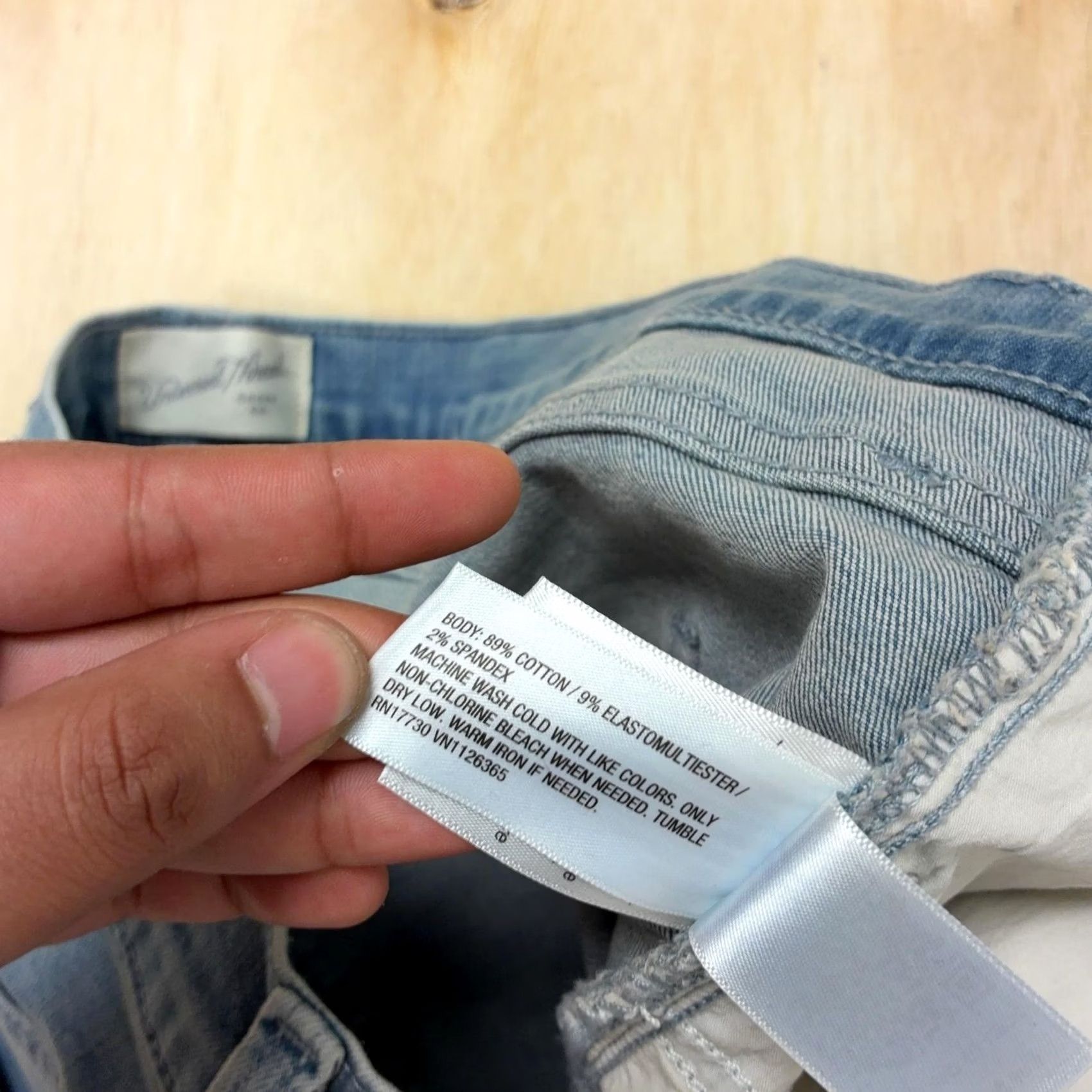 Vintage Universal Thread Skinny Jeans Womens 14L Light Wash Stretch Denim High Rise Size 36" / US 14 / IT 50 - 4 Thumbnail