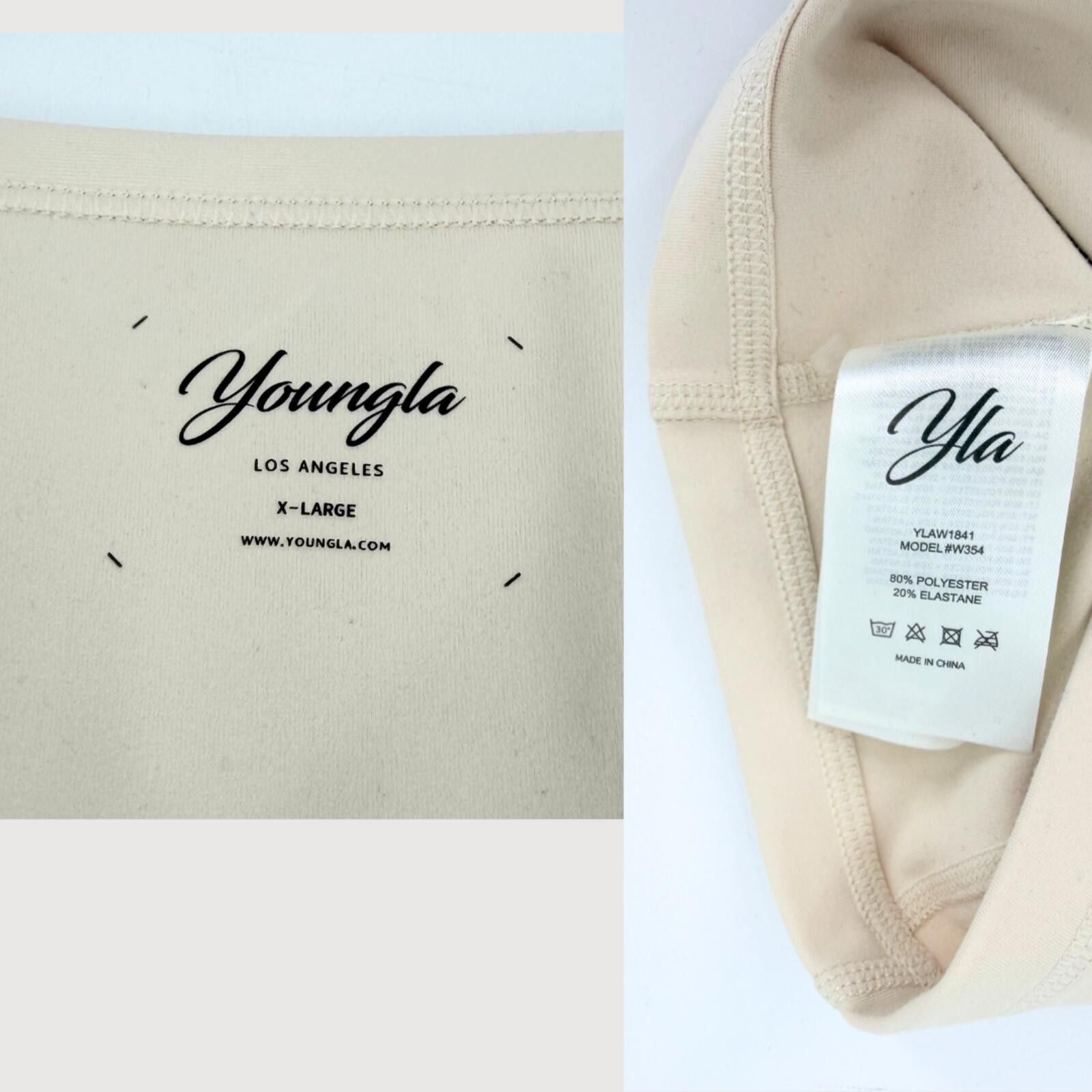 YoungLA Young LA Clean Girl Romper Cream XL Size 40" / US 18 - 4 Thumbnail