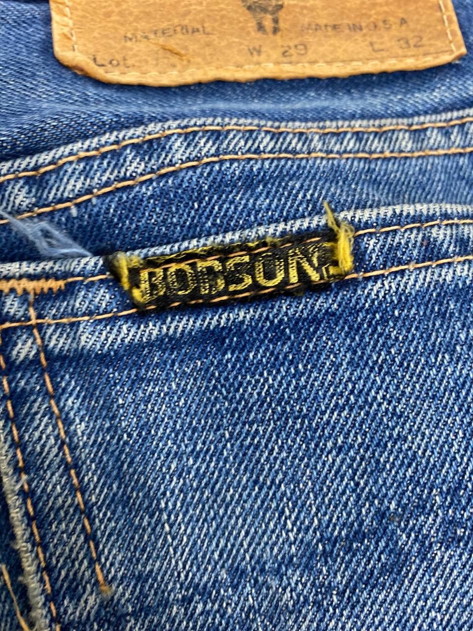 Japanese Brand vintage bobson bootcut flare distressed denim Size US 29 - 6 Thumbnail