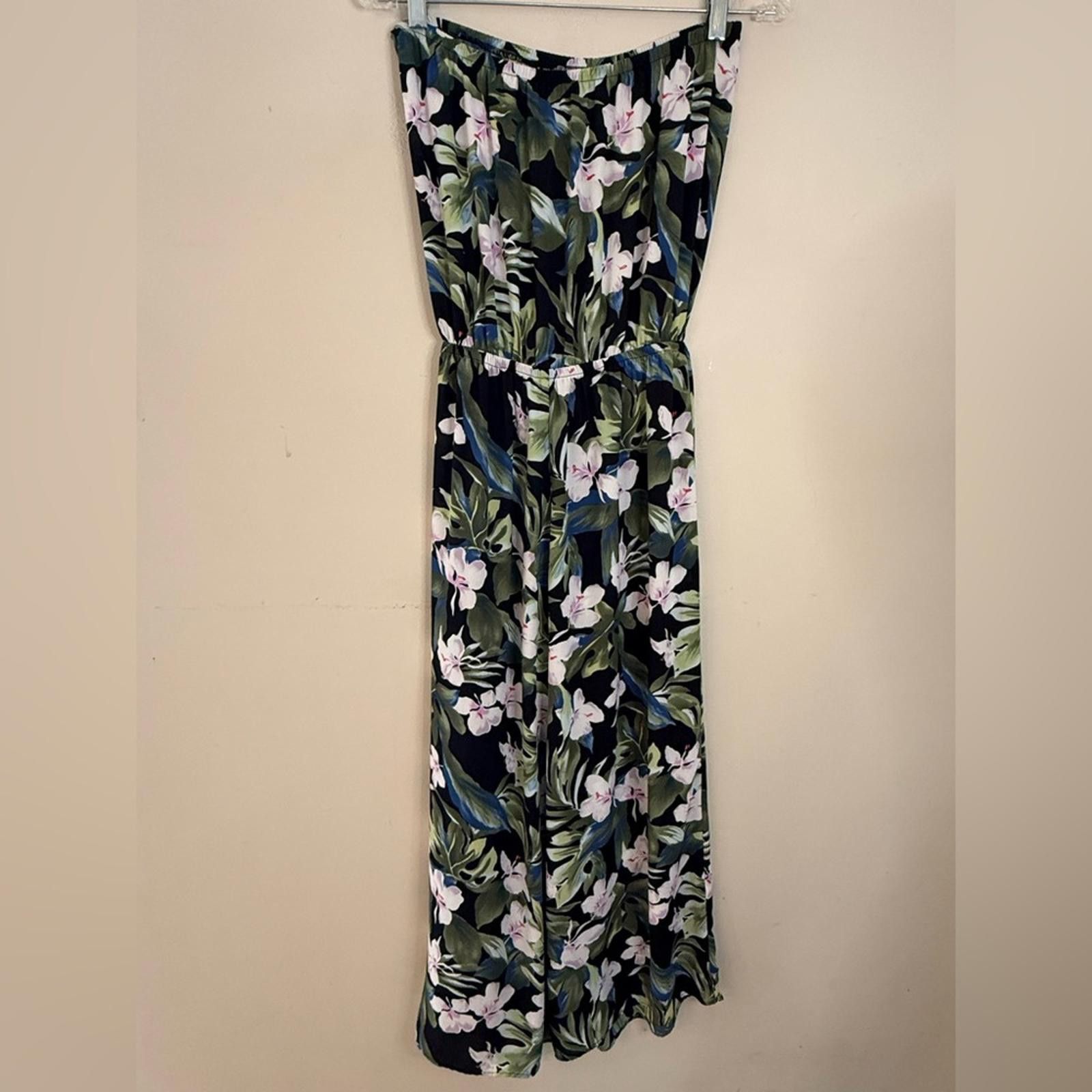 Other Show Me Your MuMu Estelle Jumpsuit tropical floral SZ SM Size 28" / US 6 / IT 42 - 2 Thumbnail