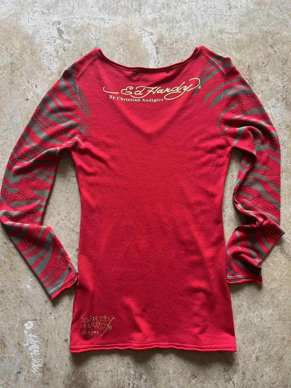 Ed Hardy Ladies Ed Hardy Long Sleeve Top Size M / US 6-8 / IT 42-44 - 2 Thumbnail