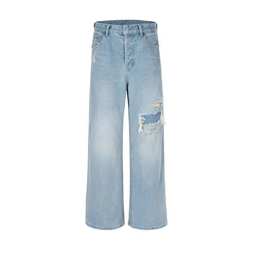 Other Y2K Ripped Flare Baggy Jeans Size US 32 / EU 48 - 2 Thumbnail