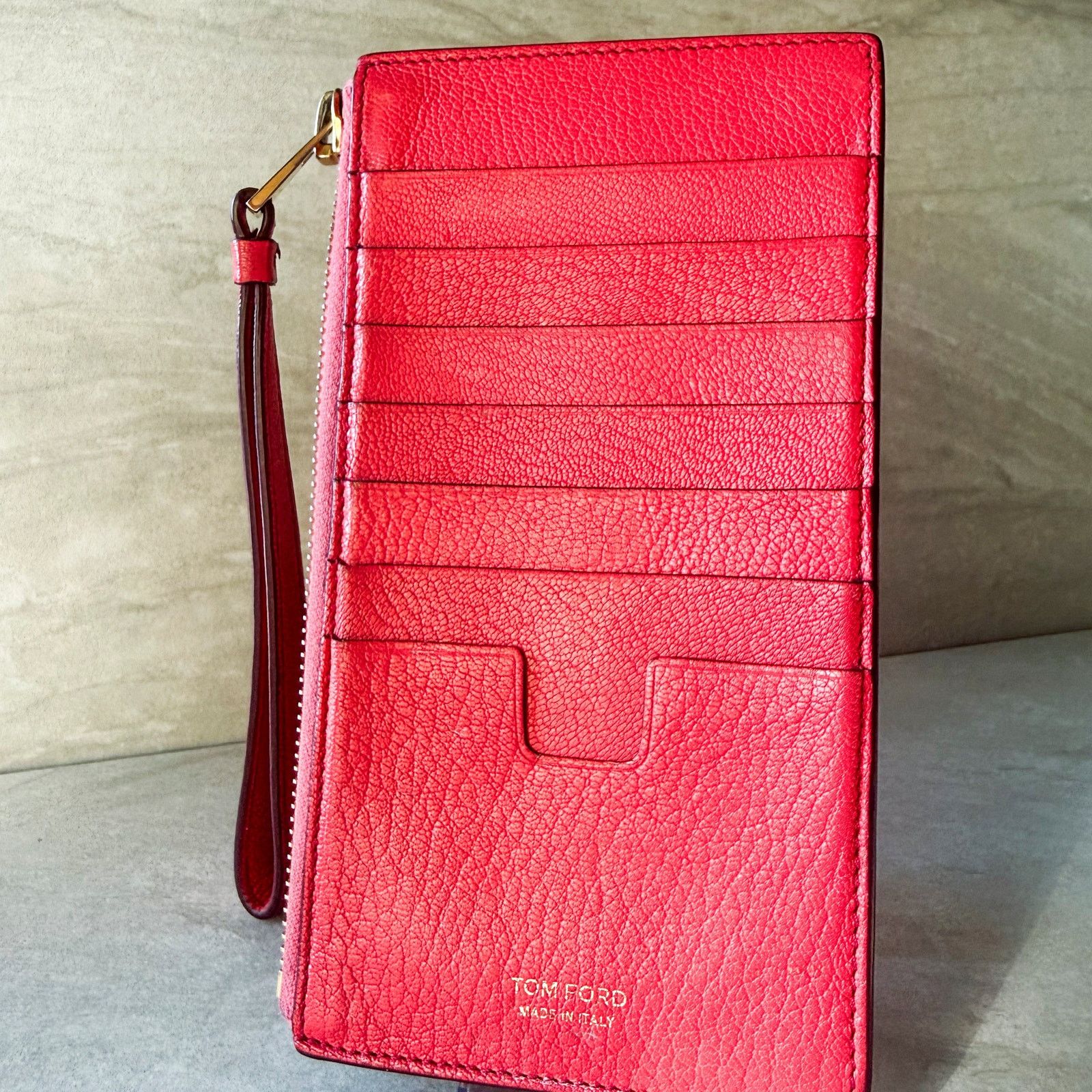 Tom Ford Tom Ford Grained Leather Wristlet Wallet Size ONE SIZE - 6 Thumbnail