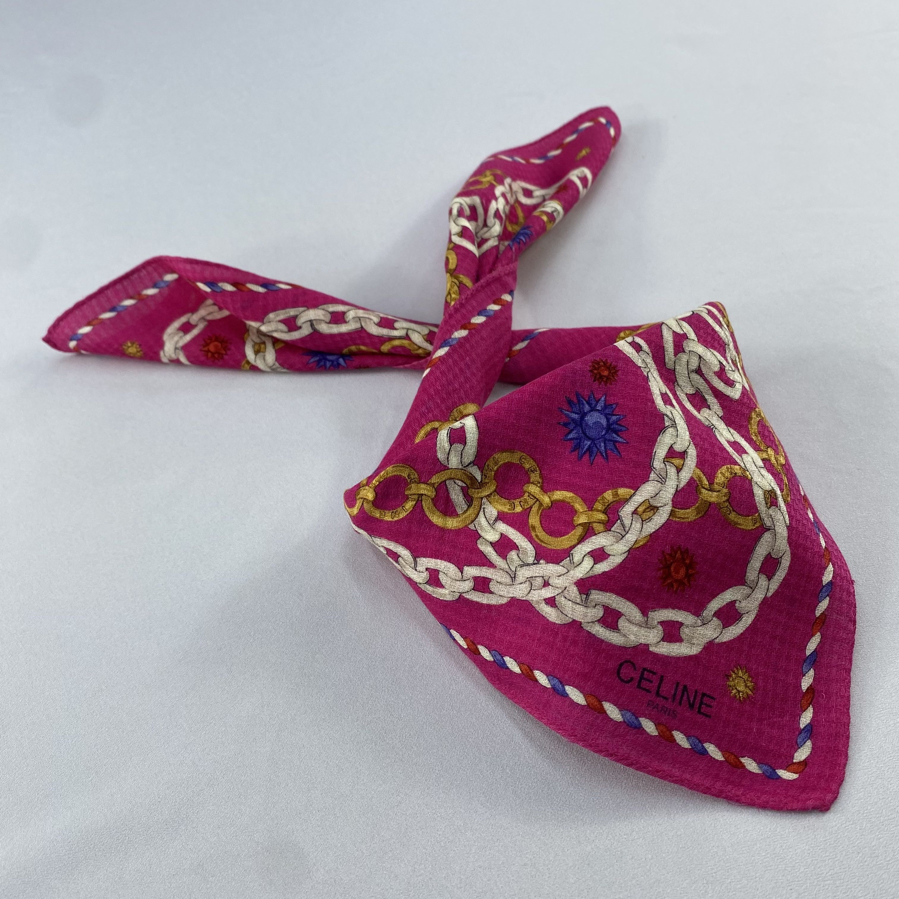 Celine Celine Handkerchief / Bandana / Neckerchief C890 Size ONE SIZE - 2 Thumbnail