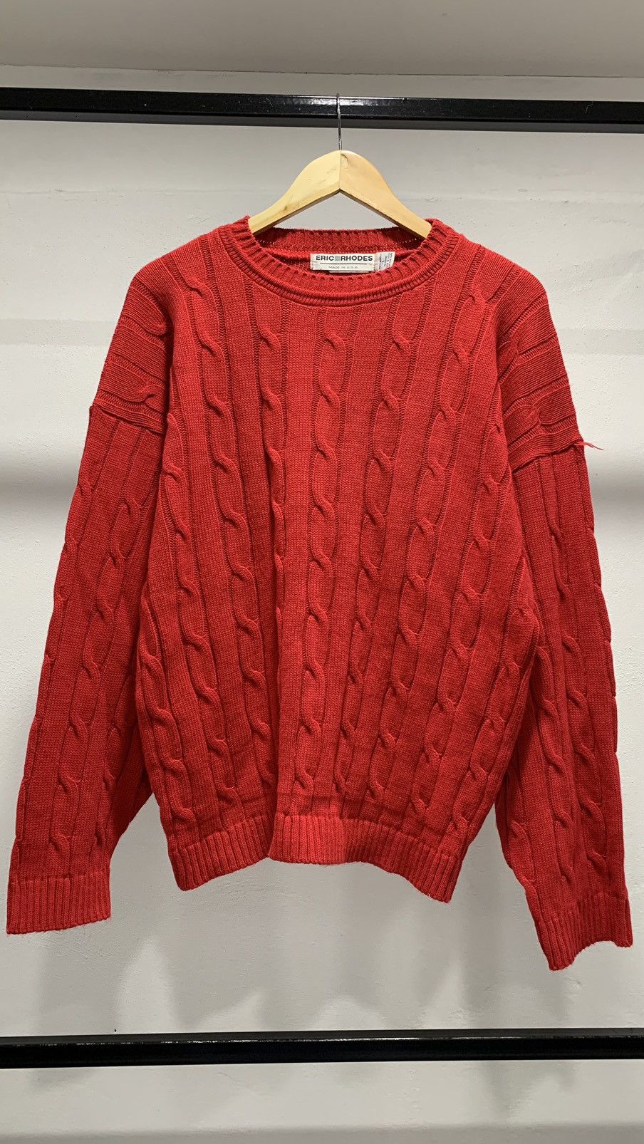 Homespun Knitwear Acne Studios Inspired Knit Sweater Cable Size US L / EU 52-54 / 3 - 1 Thumbnail