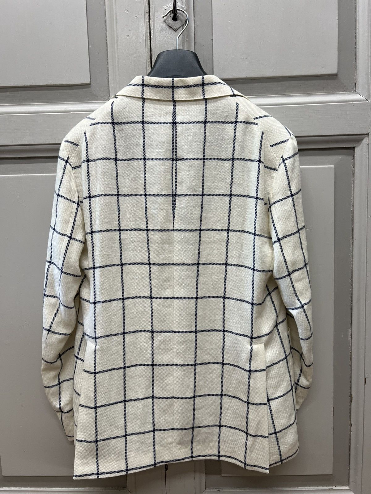 Tagliatore Tagliatore Blazer Linen/Virgin Wool Size 40R - 7 Thumbnail