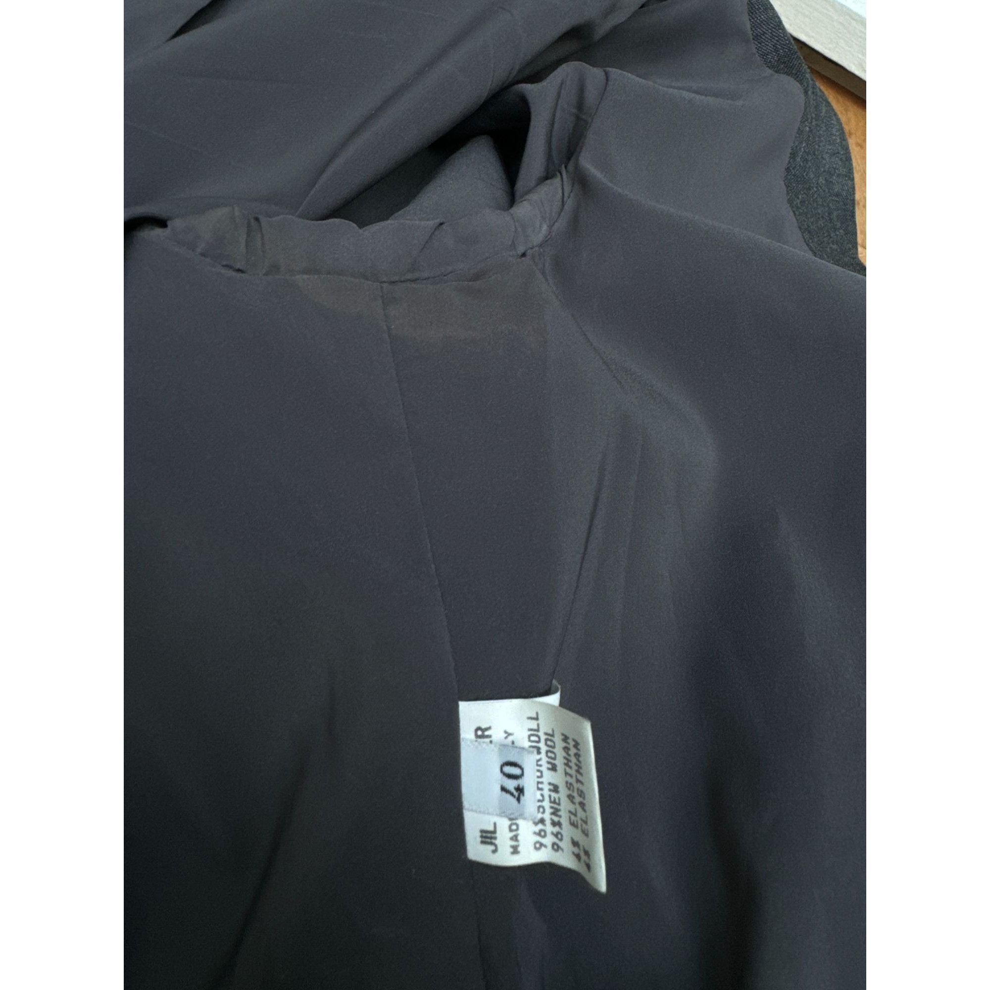 Jil Sander Grey Wool Blazer Jacket Size M / US 6-8 / IT 42-44 - 6 Thumbnail