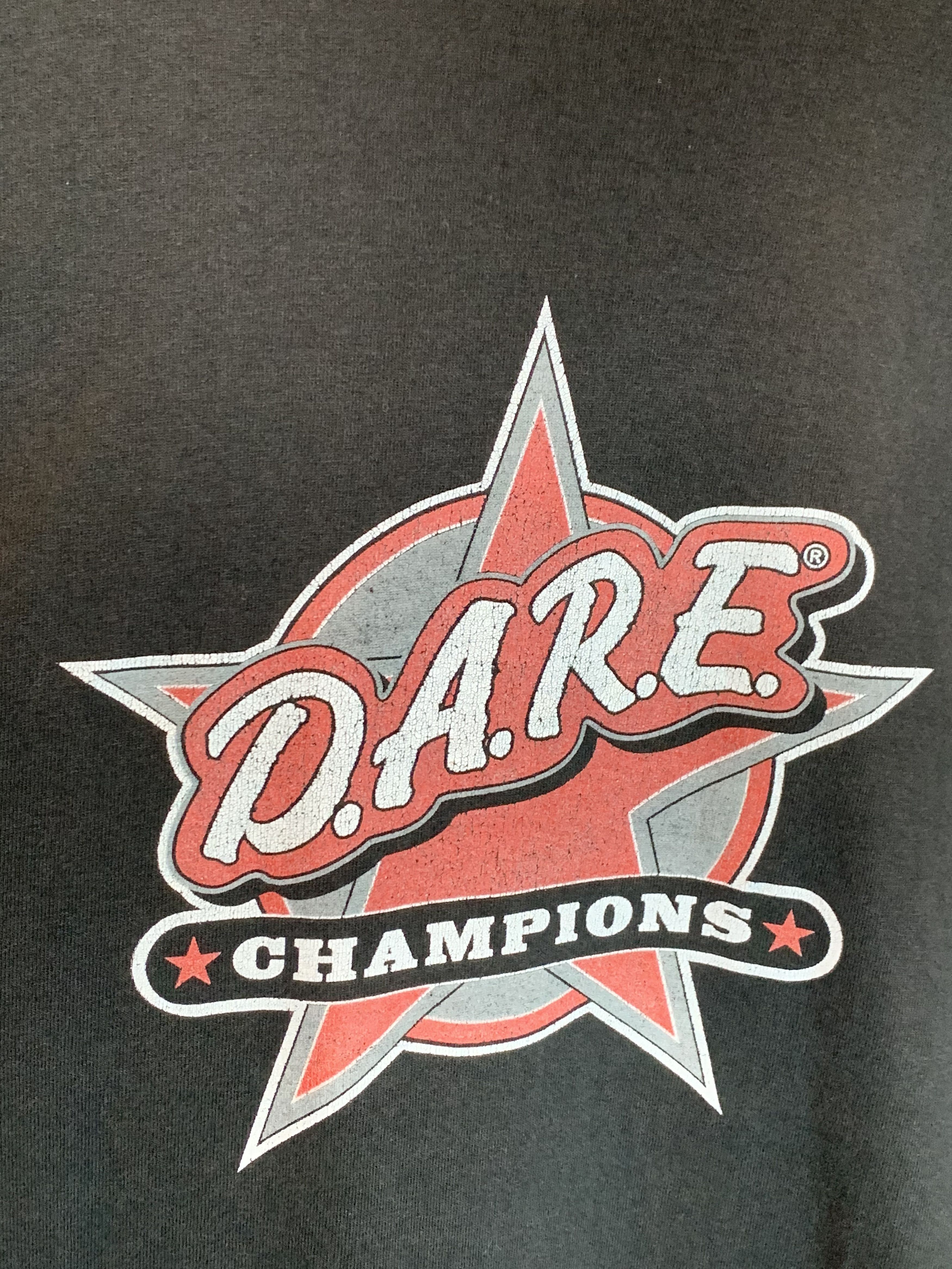 D.A.R.E *RARE* Vintage 90’s D.A.R.E. Champions Drug Art T-Shirt - L Size US L / EU 52-54 / 3 - 3 Thumbnail