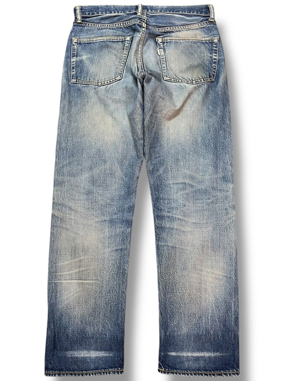 Beauty Beast × Japanese Brand Vintage Japanese Brand Selvedge Mudwash Distressed Denim Size US 31 - 6 Thumbnail