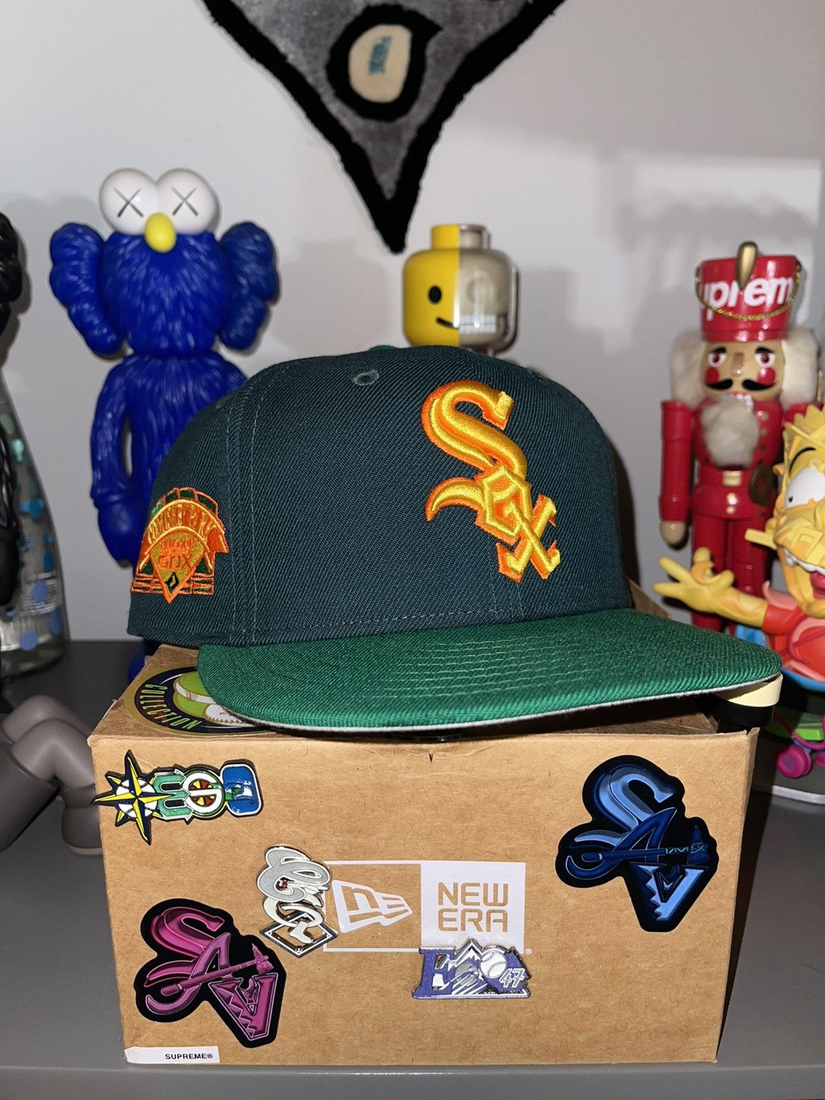 Hat Club × MyFitteds × New Era 7 3/8 MyFitteds Tops Upper Deck Chicago White Sox Grey UV Size 38 - 2 Thumbnail